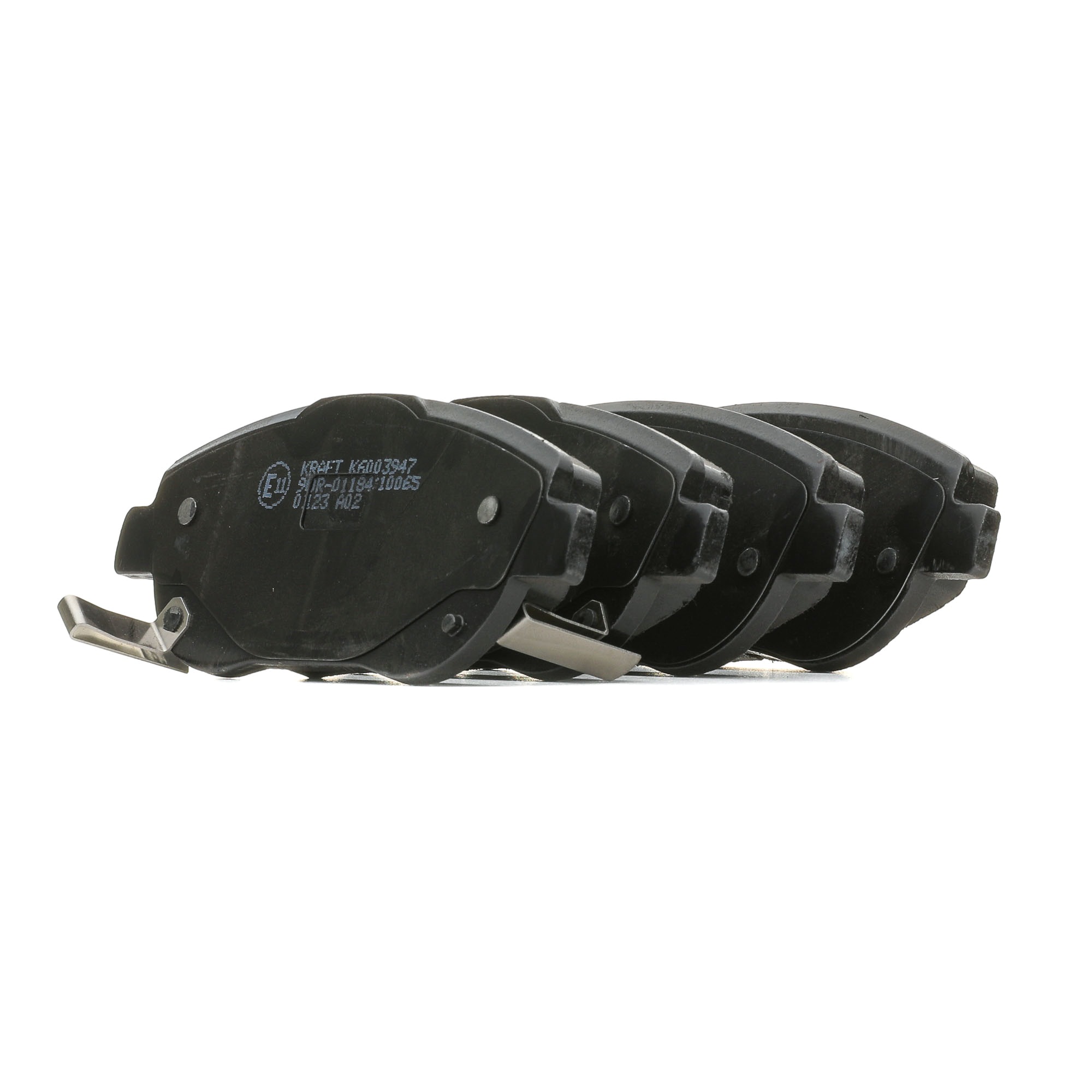 KRAFT 6003947 Комплект спирачно феродо, дискови спирачки височина: 61,3mm