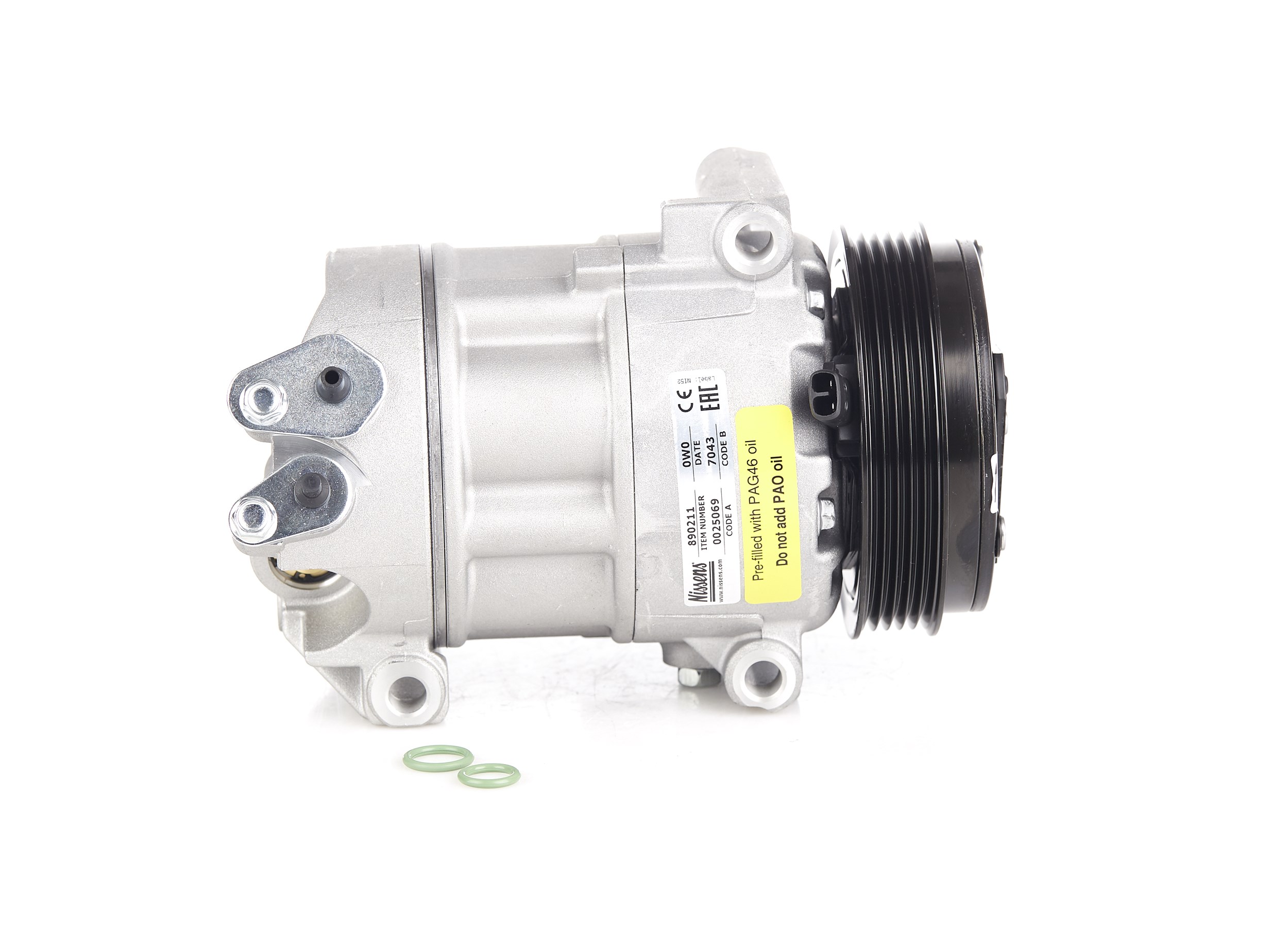 Компресор за климатик 52003012 NISSENS 890211 FIAT, ALFA ROMEO, LANCIA