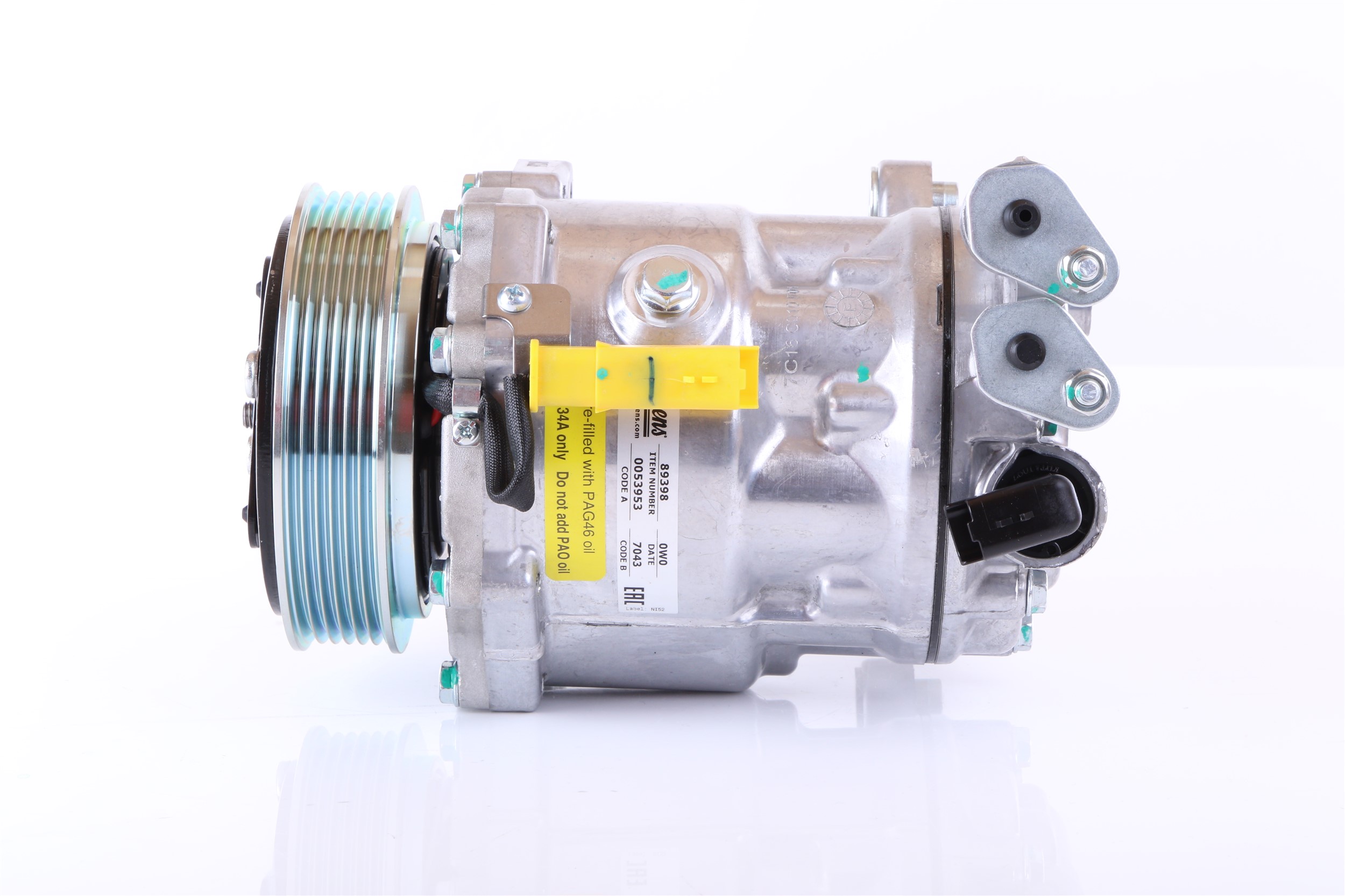 Compresseur de clim 648706 NISSENS 89398 PEUGEOT, FORD, CITROЁN