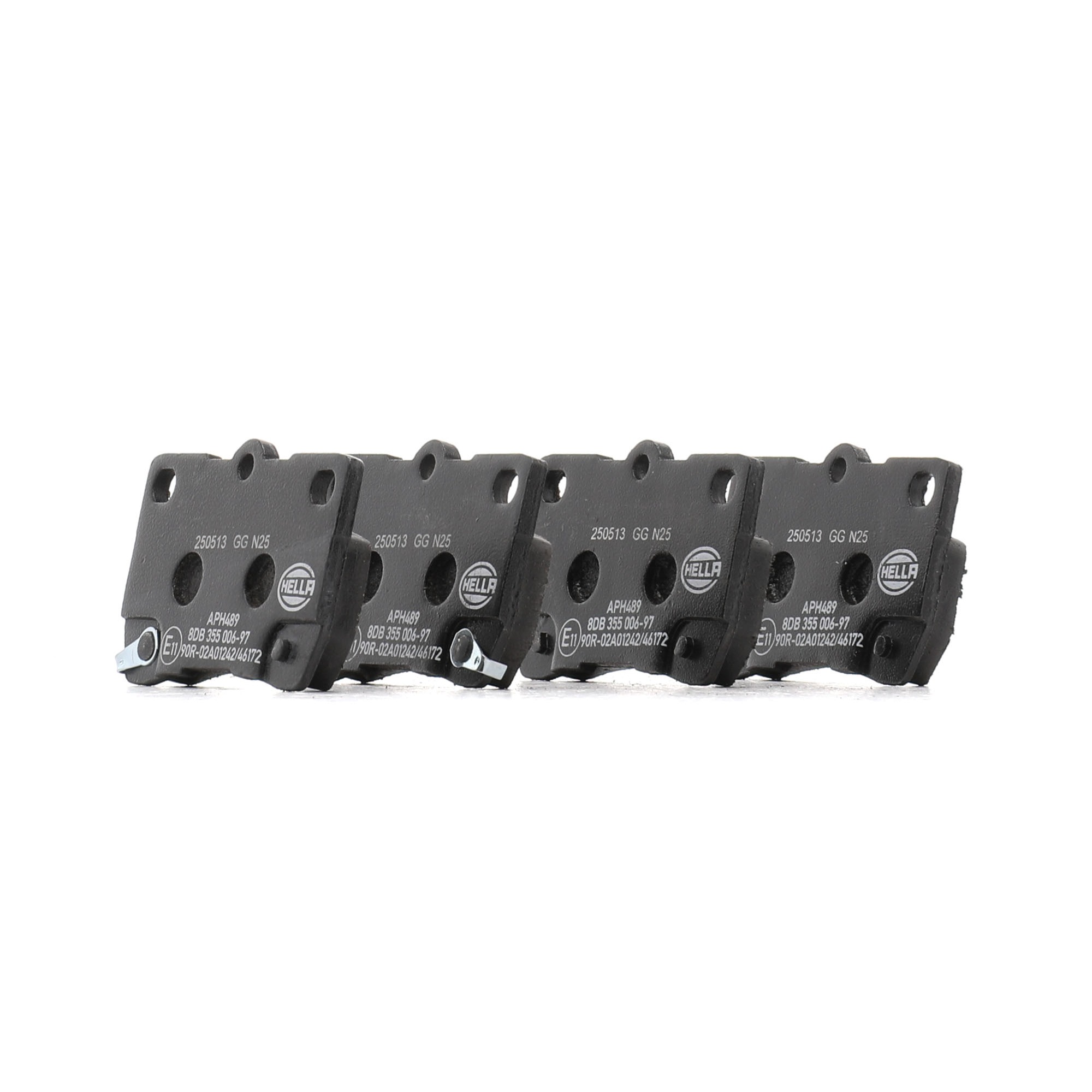 Bremsbeläge 8DB 355 006-971 HELLA 0446653010 TOYOTA, LEXUS, SATURN, WIESMANN