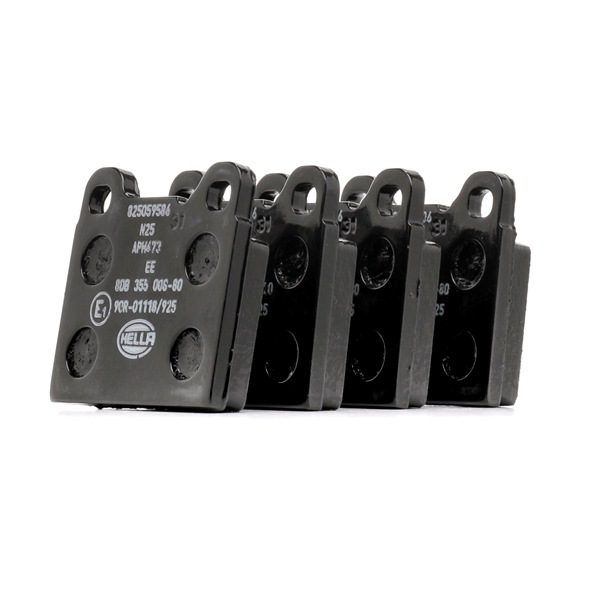 Bremsbeläge 8DB 355 008-801 HELLA 2713360 MERCEDES-BENZ, VOLVO, MITSUBISHI, ALFA ROMEO, SATURN