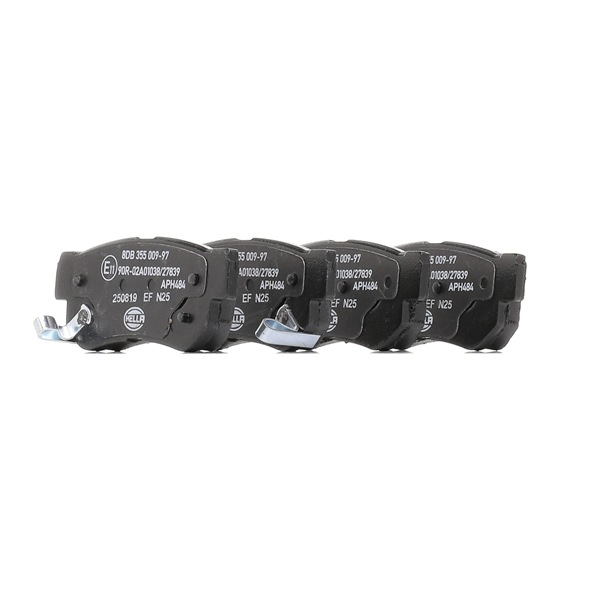 Bremsbeläge 8DB 355 009-971 HELLA 583023KA10 HYUNDAI, KIA, CHEVROLET