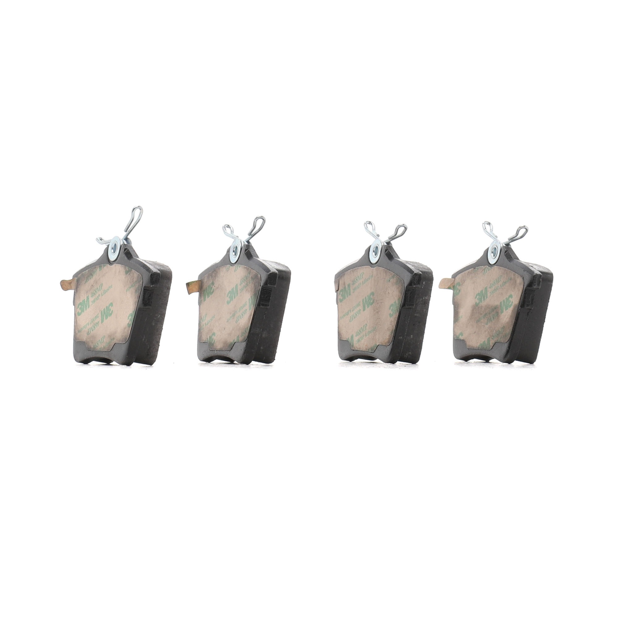 HELLA 8DB 355 011-501 Комплект спирачно феродо, дискови спирачки ширина: 86,2mm, височина: 57mm, дебелина: 17,8mm