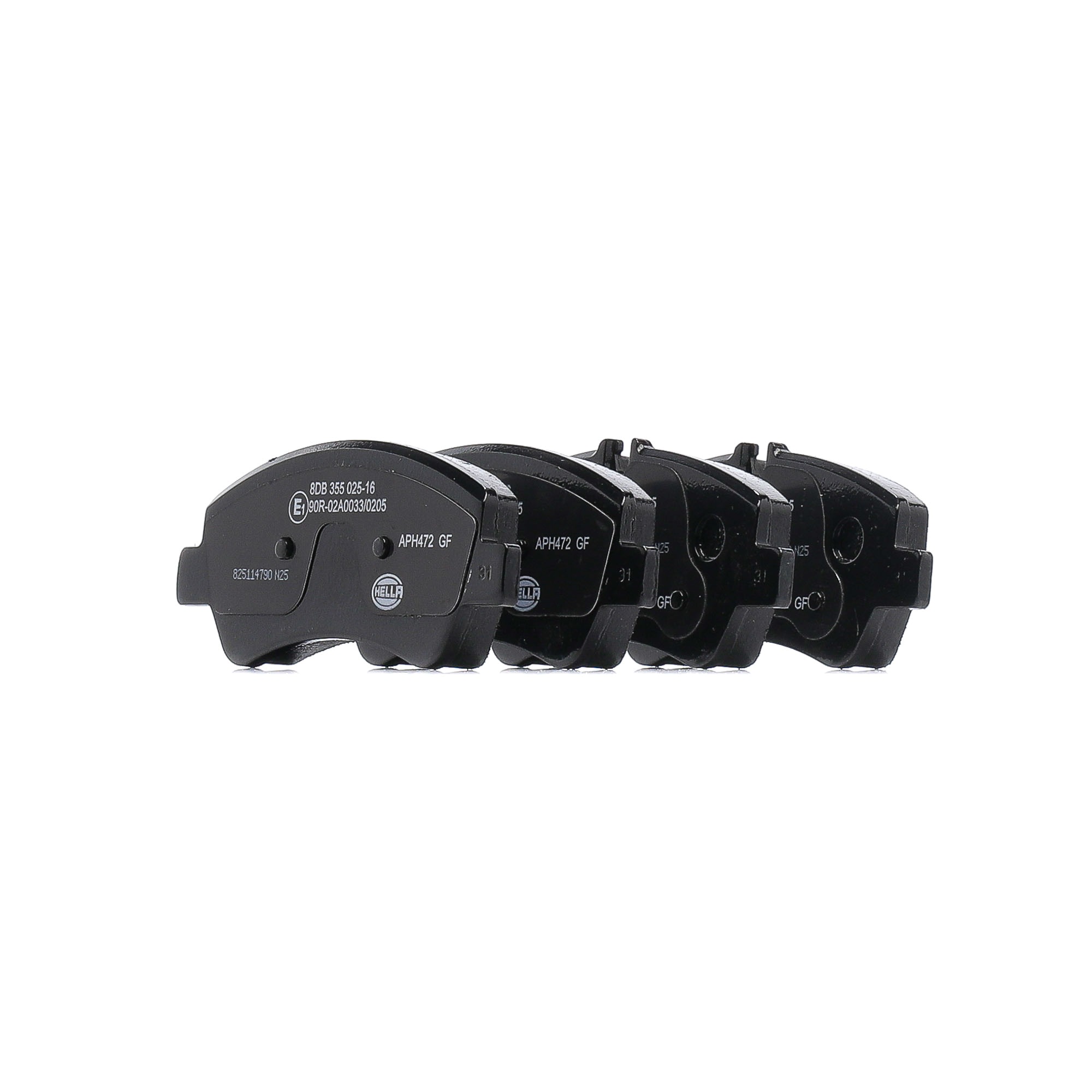 Jarrupalat, levyjarru 8DB355025-161 HELLA 2 006 029 FORD