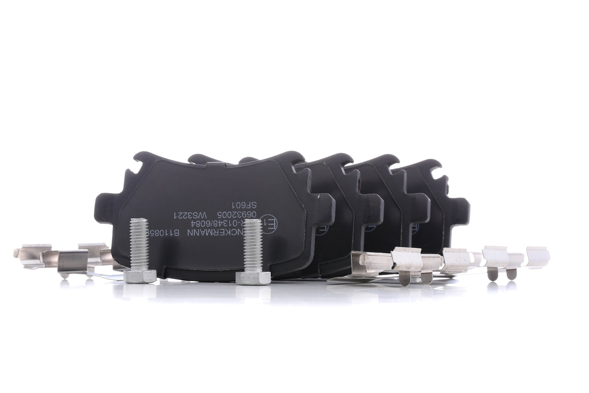 Brake pad set, disc brake DENCKERMANN B110859 rating