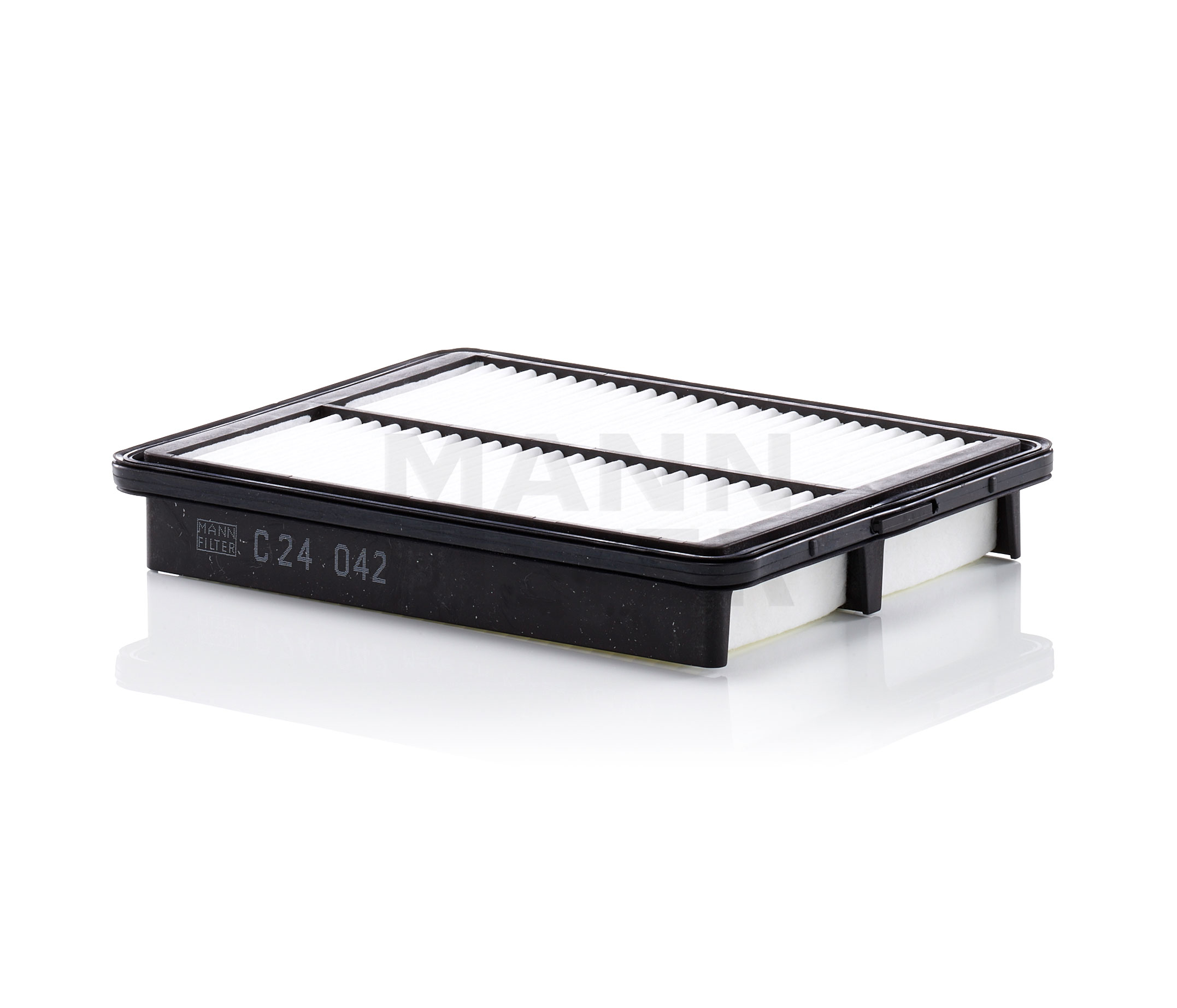 MANN-FILTER C 24 042 Luftfilter Lengde: 245mm, Bredde: 188mm, Høyde: 37mm