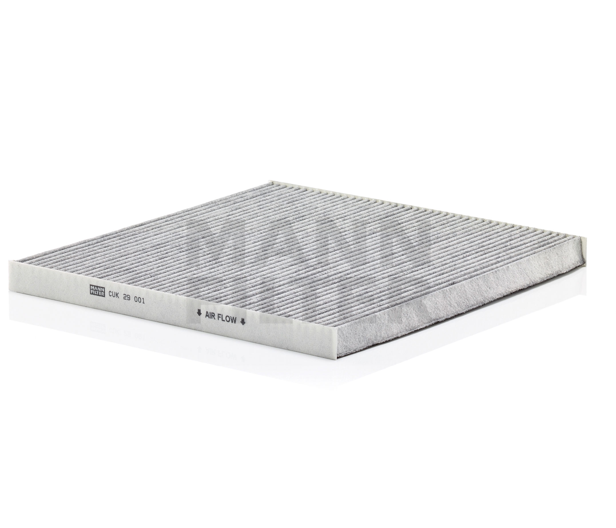 MANN-FILTER CUK 29 001 Filtr, vzduch v interiéru Délka: 281mm, Šířka: 269mm, Výška: 20mm