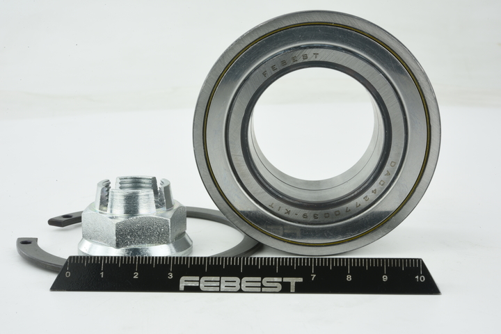 Radlagersatz 4321000Q0E FEBEST DAC42770039-KIT NISSAN