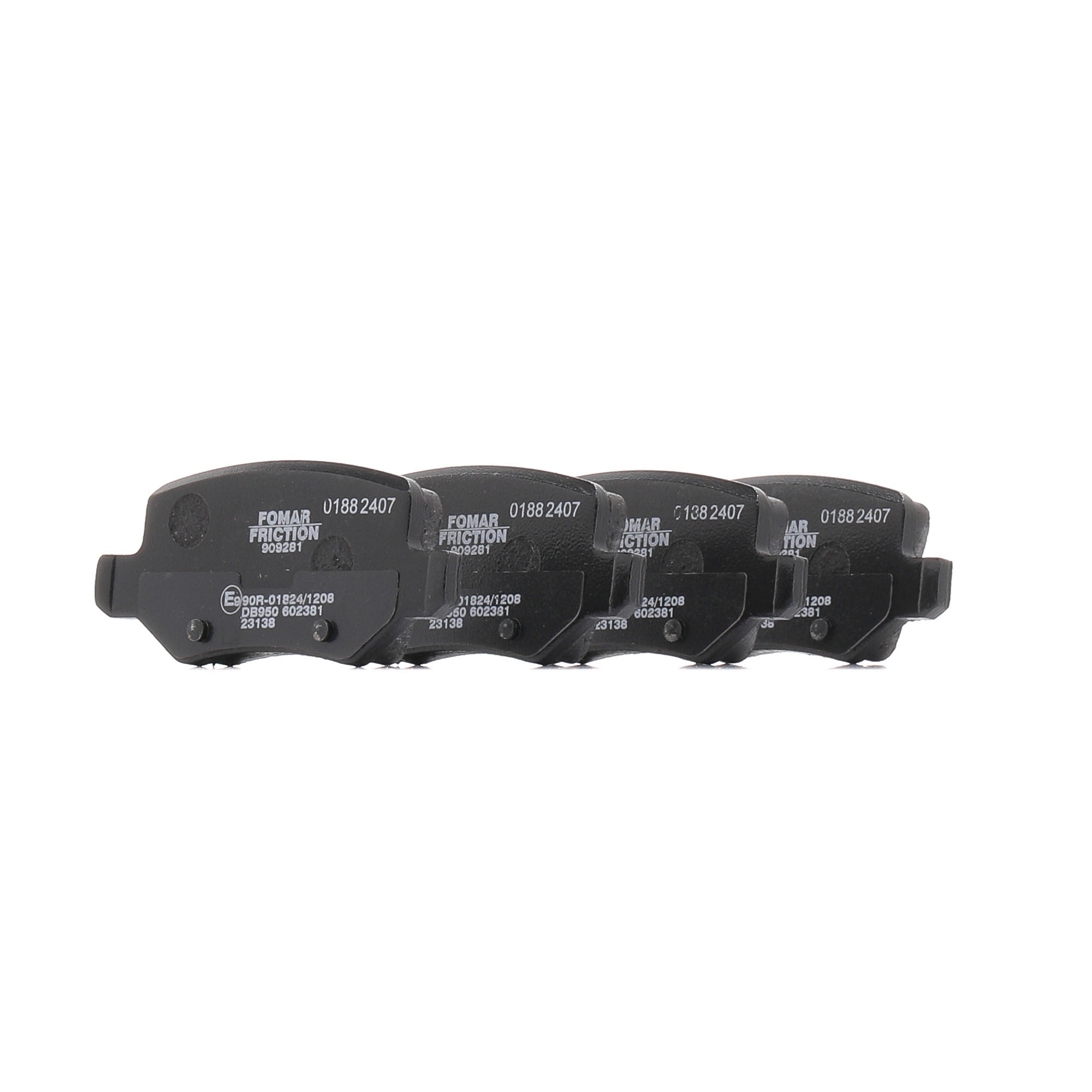 Bremseklodssæt FOMAR Friction FO 909281 Rating