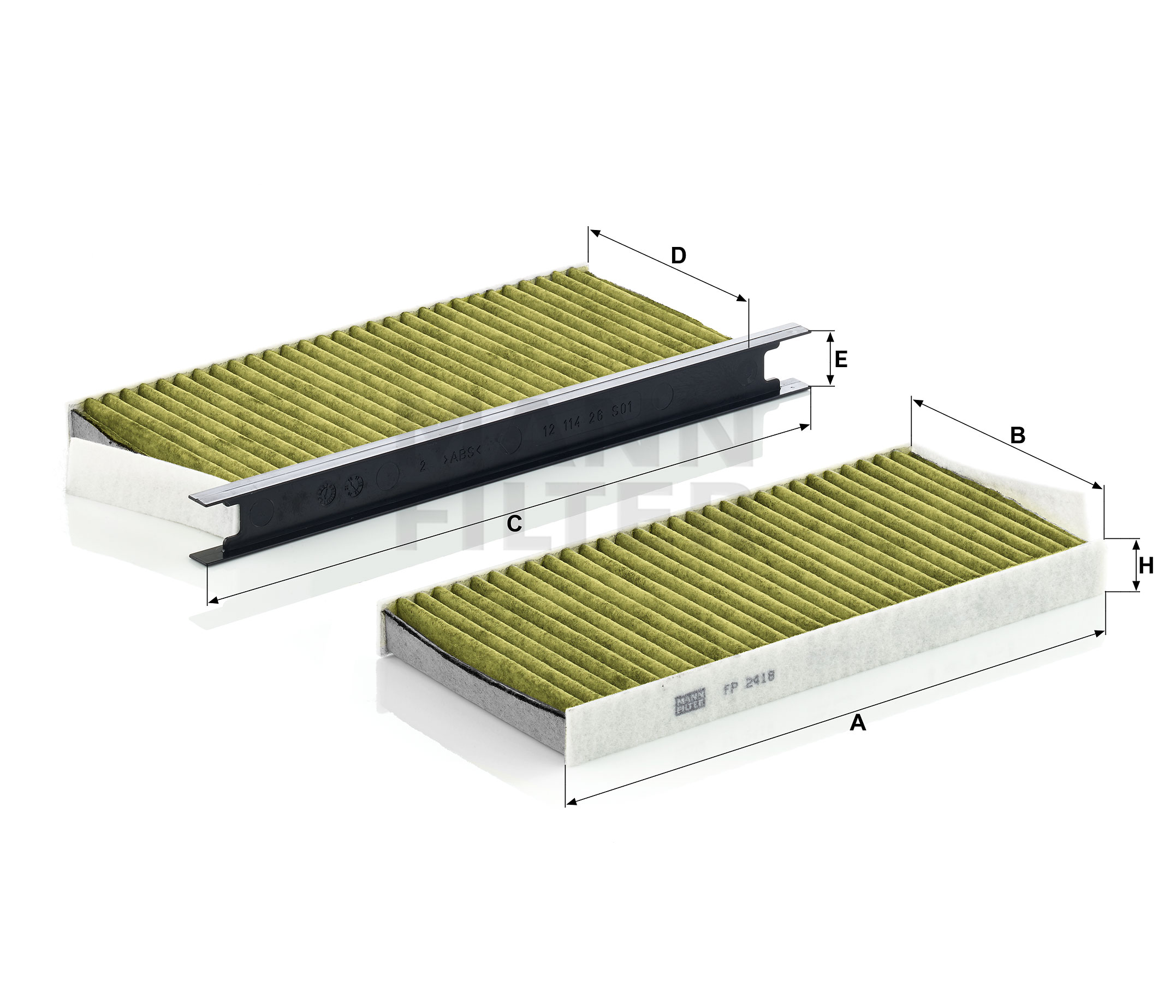 Filter, Innenraumluft MANN-FILTER FP 2418-2 Bewertung