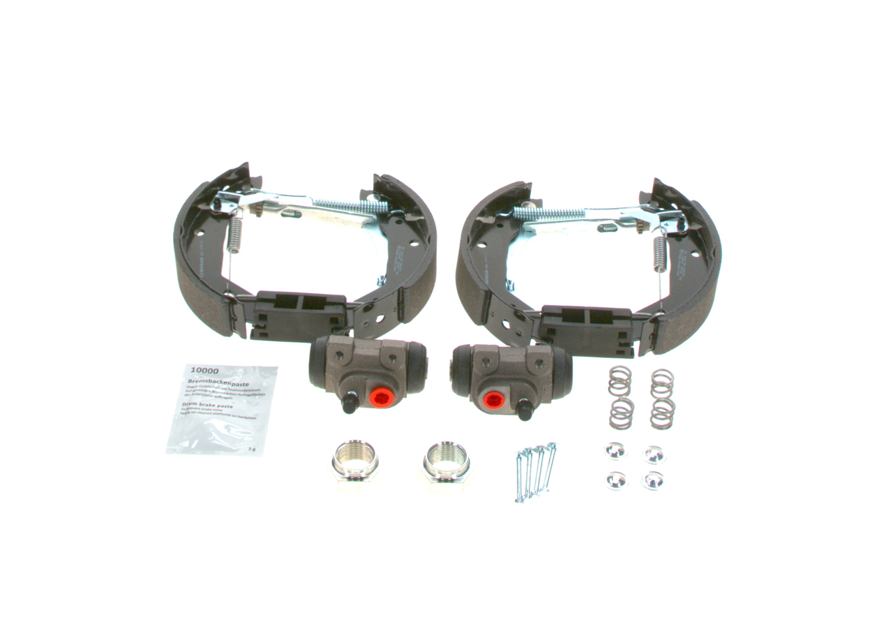 Bremsensatz, Trommelbremse 0 204 114 500 BOSCH 42412C VW, PEUGEOT, CITROЁN