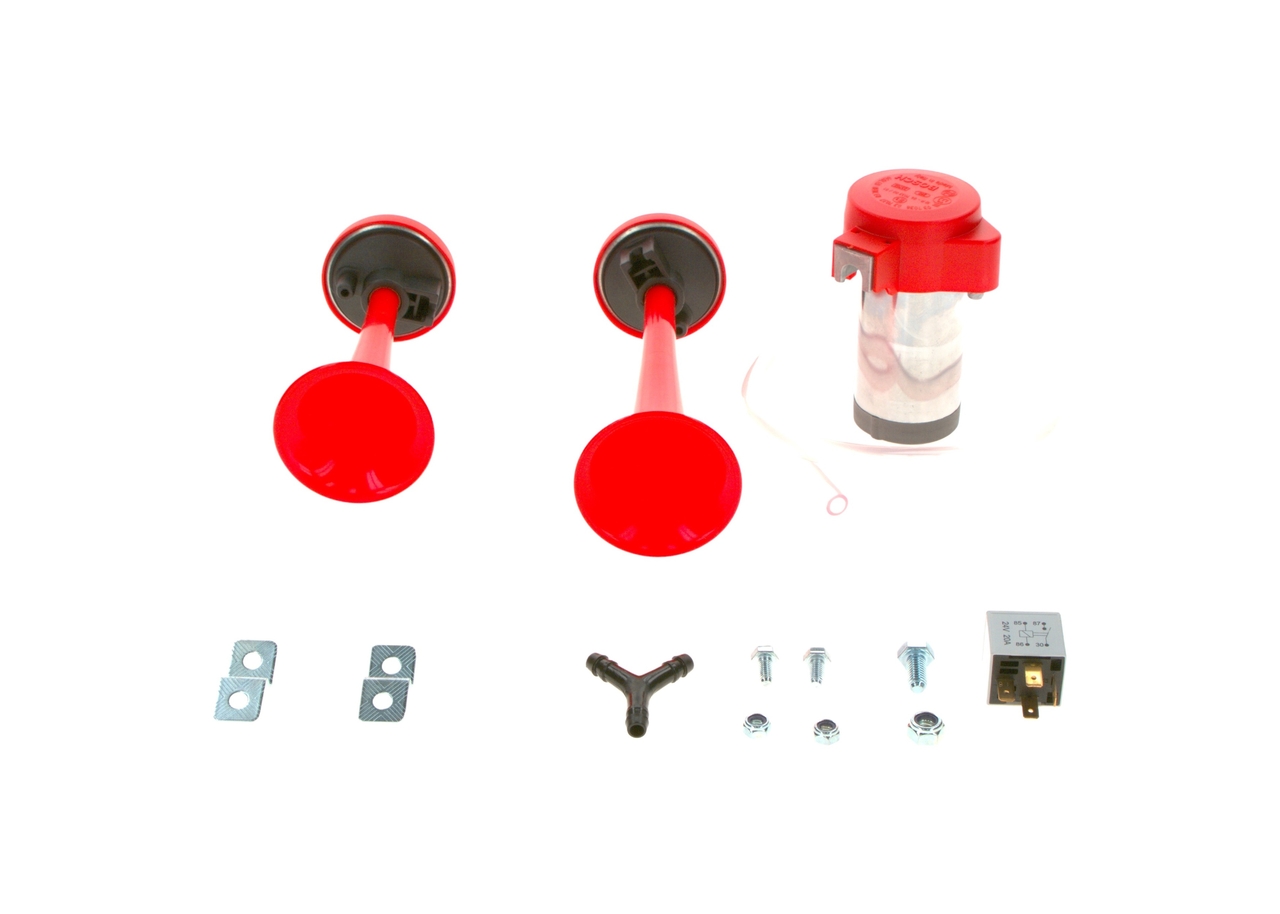 2-3 TONE, 24V 2-TONE; BOSCH 2-3 TONE, 24V 2-TONE; RED