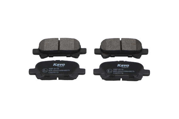 Bremsbeläge KBP-9119 KAVO PARTS 0446633080 TOYOTA, LEXUS, SATURN