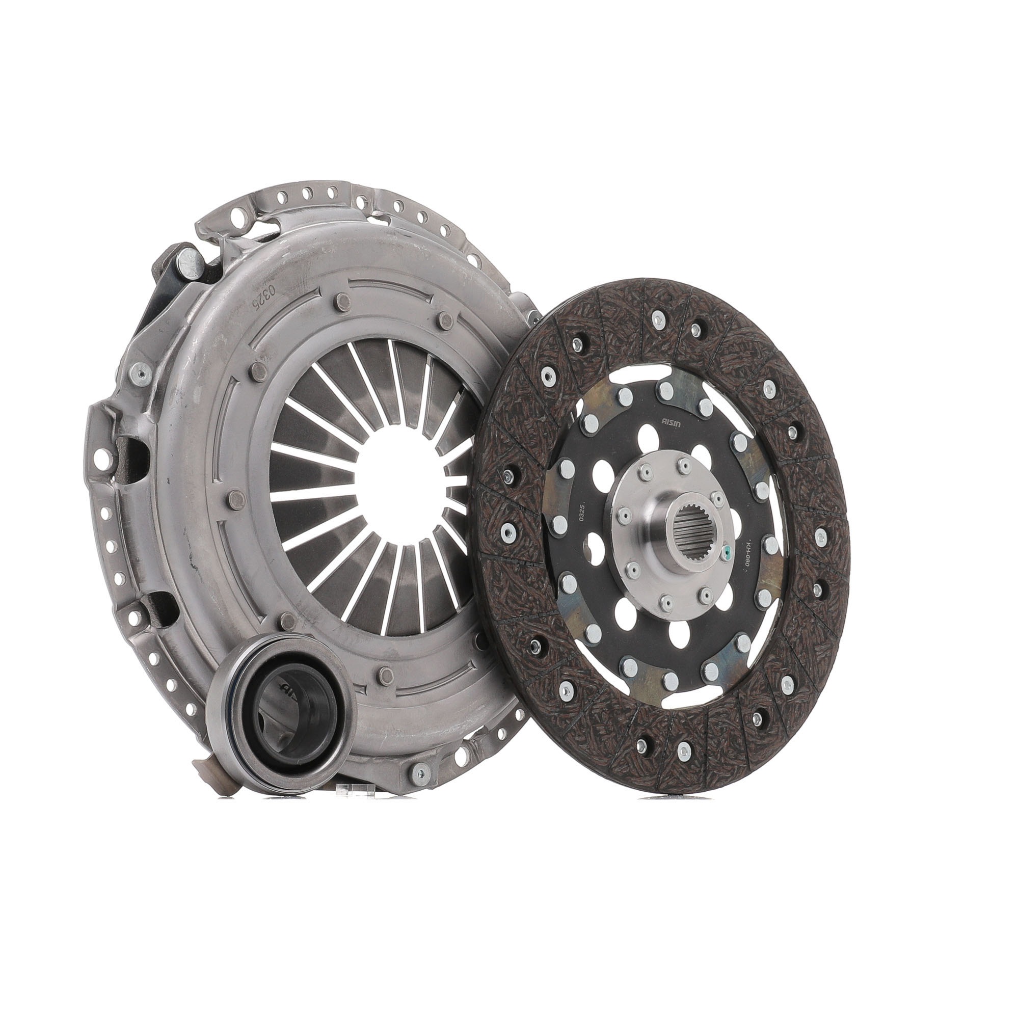 AISIN Clutch Kit (3P) KH080 Koppeling, set Honda CR-V III 2.2 i-DTEC 4WD (RE6) 150 Pk Diesel 2008