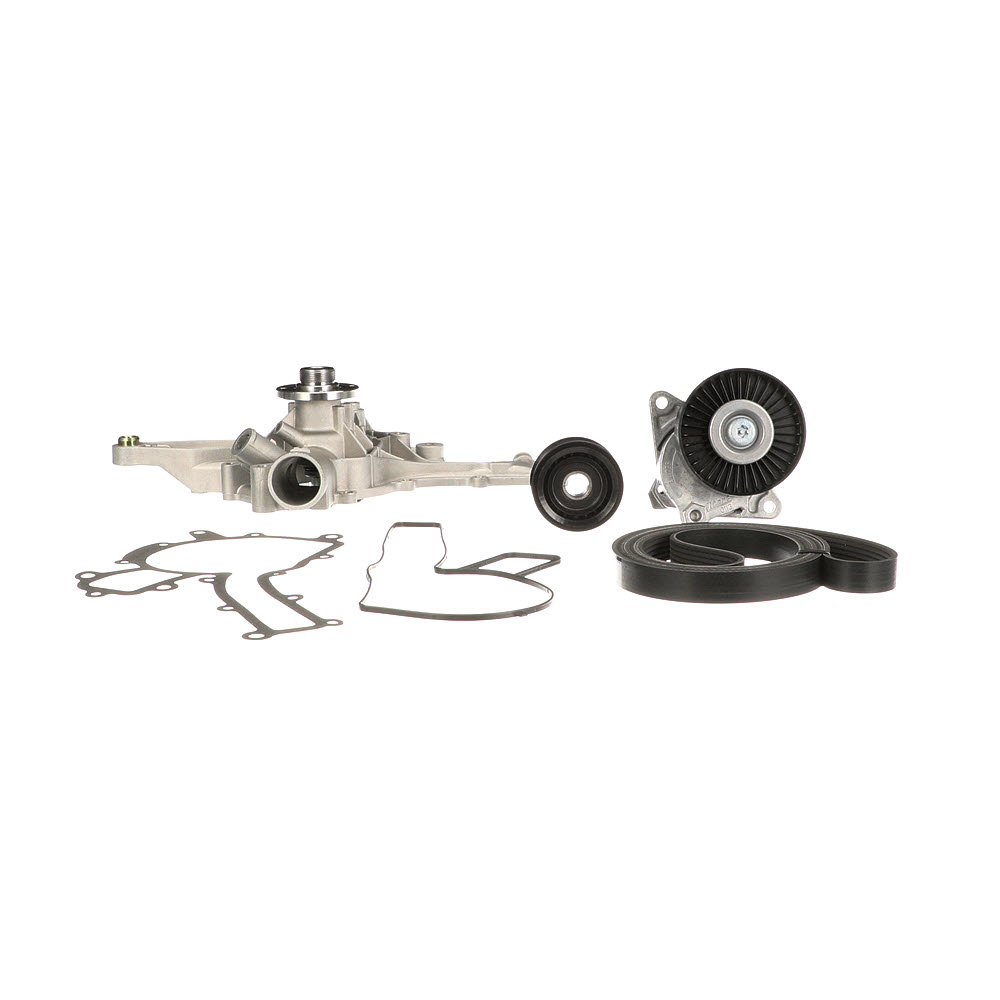 6PK2390 Vízszivattyú + bordásszíj készlet GATES Chrysler