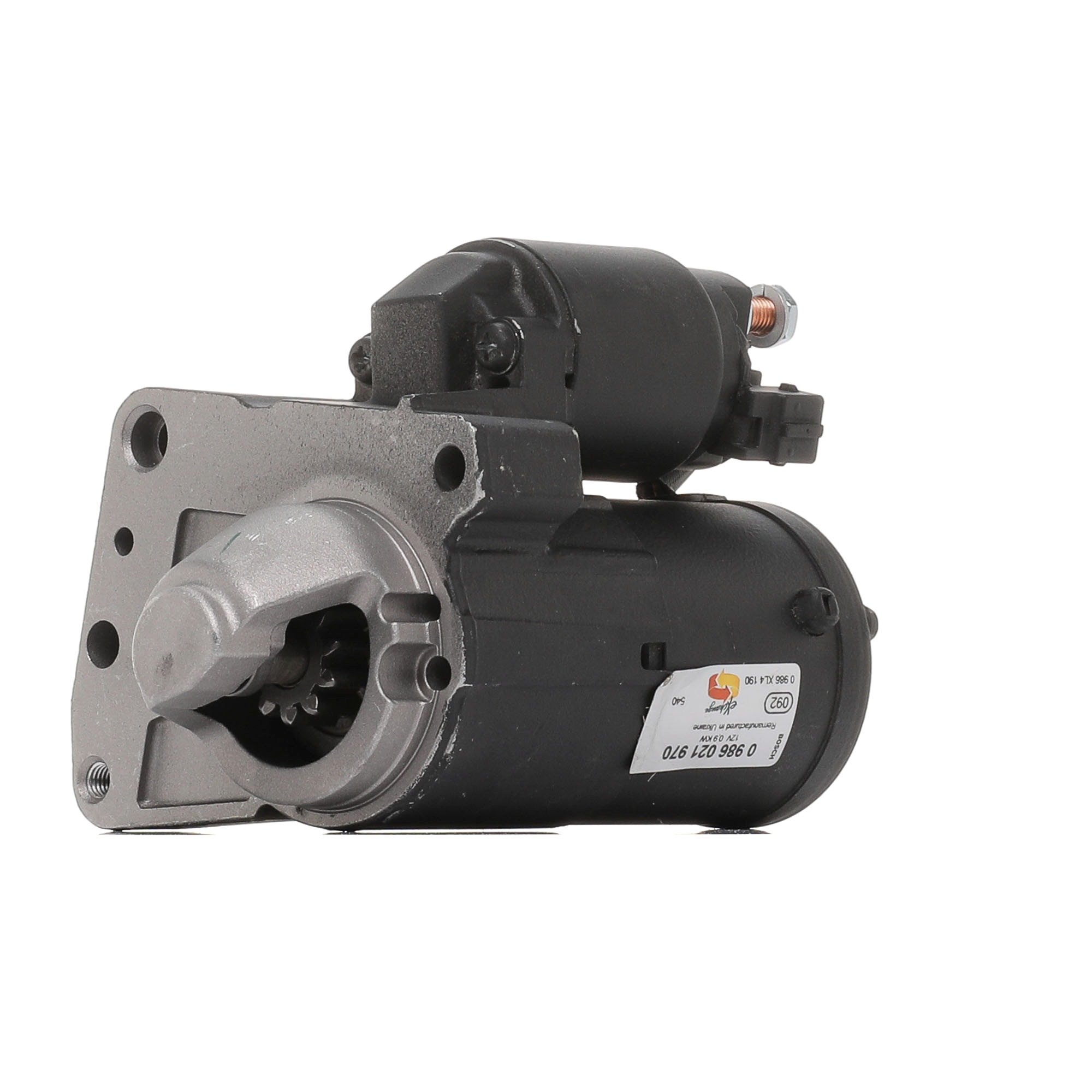 Motor de arranque 5802.EV BOSCH 0986021970 VOLKSWAGEN, PEUGEOT, CITROЁN, MINI, DS