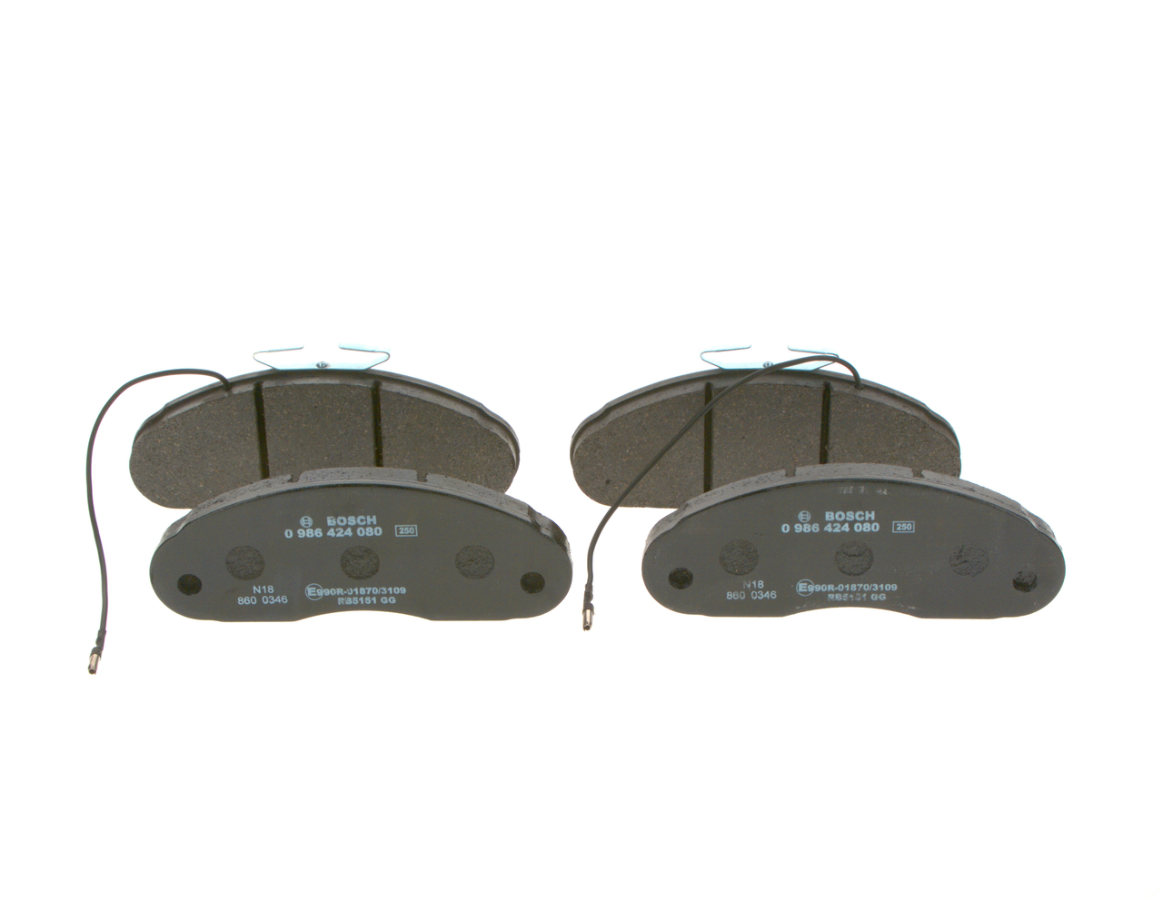 Plaquettes de frein 069052941 BOSCH 0986424080 RENAULT, MERCEDES-BENZ, OPEL, NISSAN, MINI