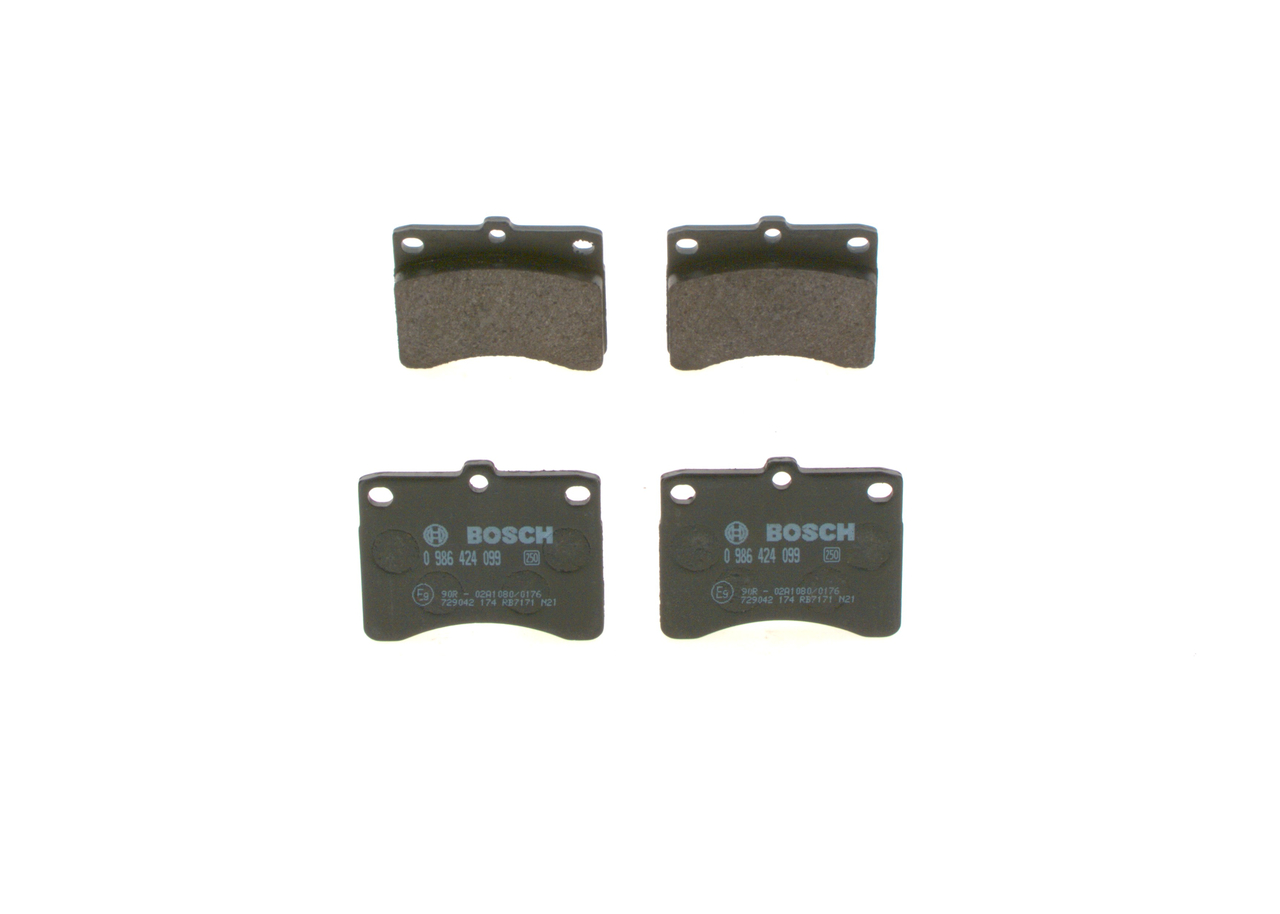 BP042 BOSCH 0986424099 Pasticche dei freni DAIHATSU posteriori e anteriori prezzo