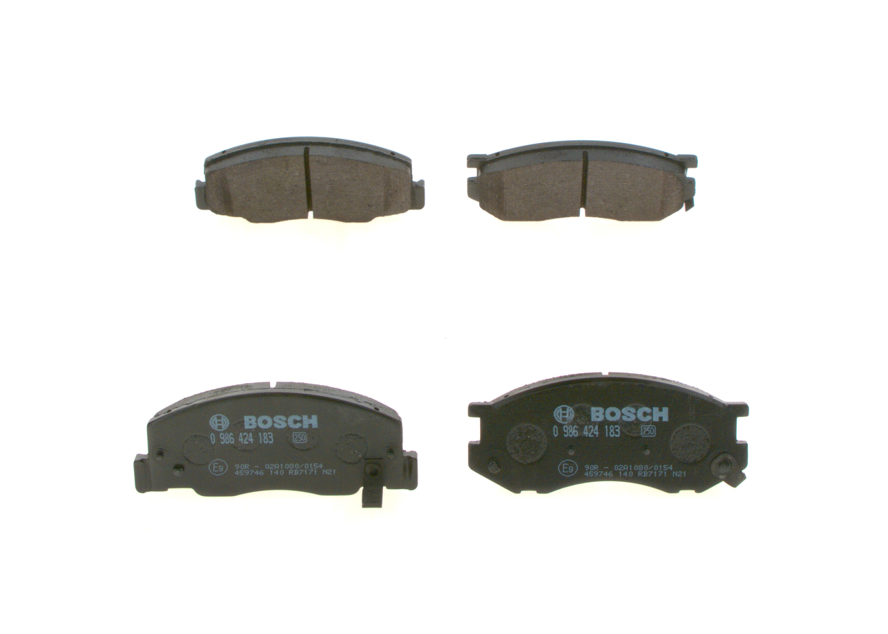 Remblokken 04465 28380 BOSCH 0986424183 TOYOTA, DAIHATSU, LEXUS, WIESMANN