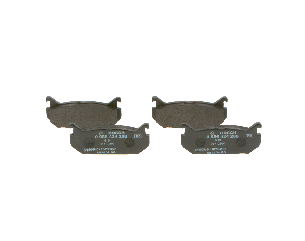 BOSCH 0 986 424 266 Bremsbeläge