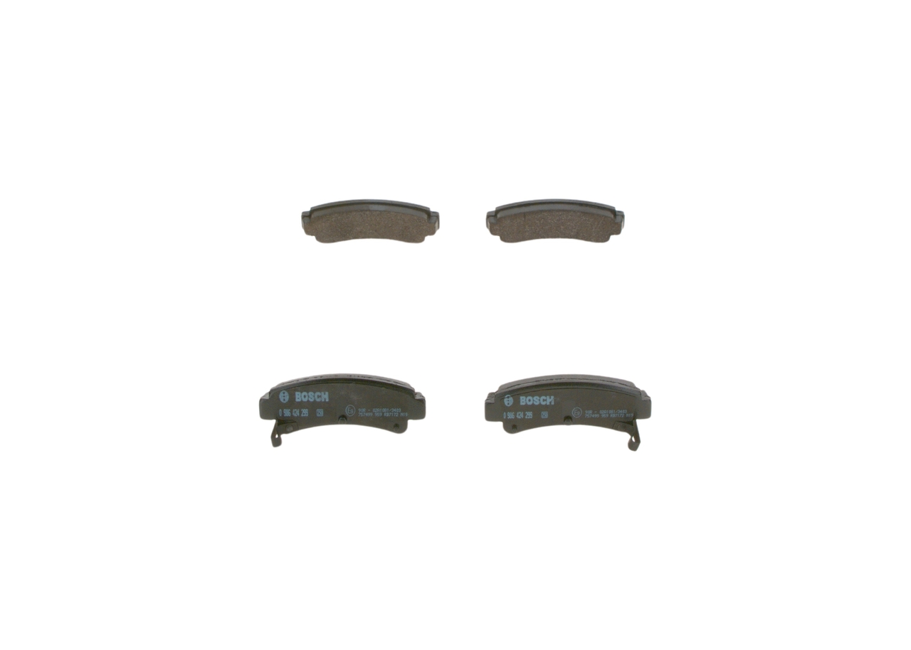 Bremsbeläge 0 986 424 299 BOSCH 4406073A85 NISSAN, SUZUKI, INFINITI