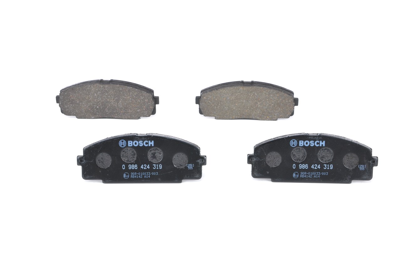 BP154 BOSCH 0986424319 Remblokken TOYOTA Dyna Flatbed Vrachtwagen / Chassis (U400-U700, Y200-Y300) prijs achter en vóór