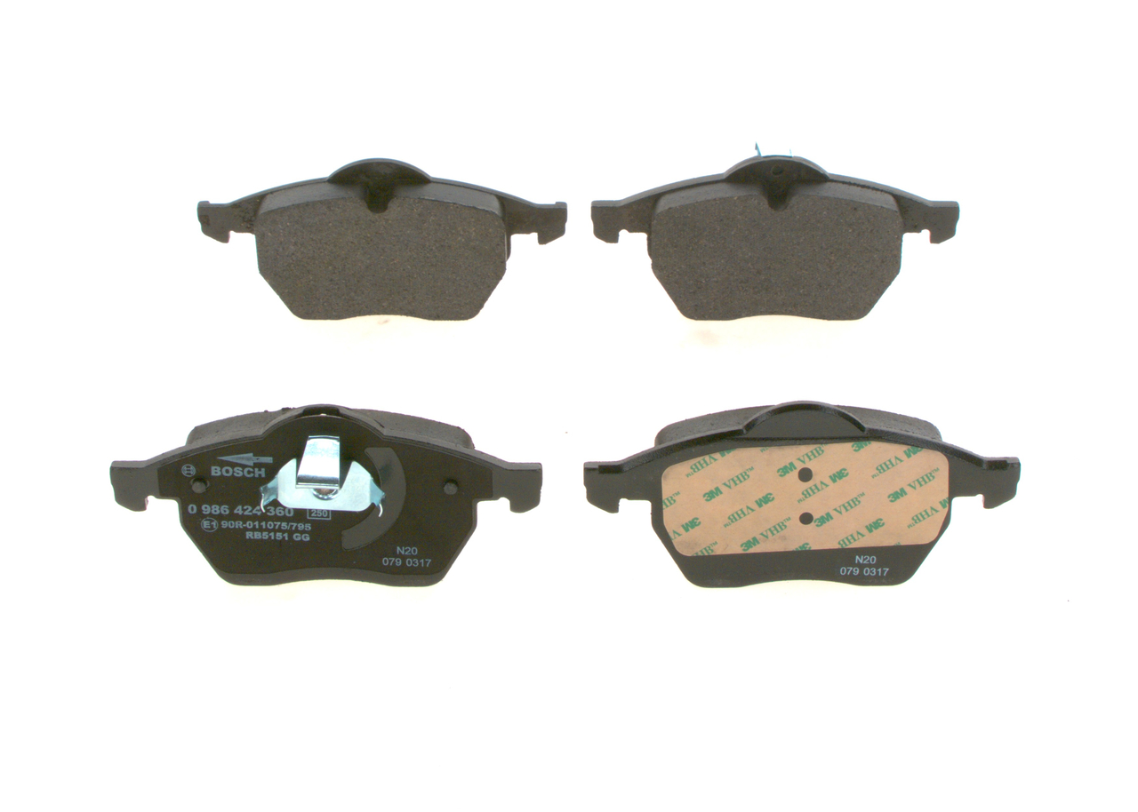 BP-OPE-F4 BOSCH 0 986 424 360 Bremsbeläge