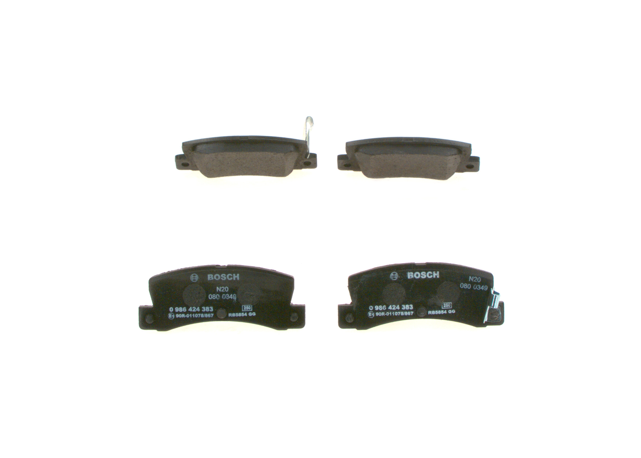 BOSCH BP194 Pastilhas de freio TOYOTA Corolla V FX Compact (E80) preço traseiras e dianteiras