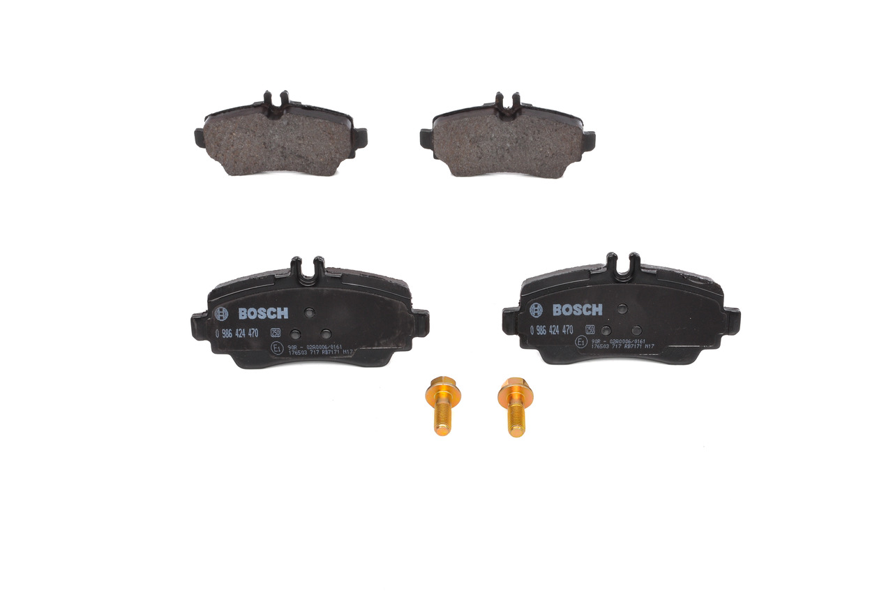 Jarrupalat, levyjarru 0986424470 BOSCH A16 842 01 220 MERCEDES-BENZ, JAGUAR