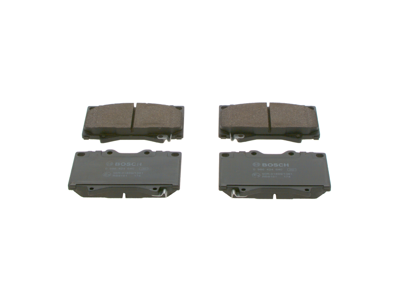 Kit de plaquettes de frein, frein à disque BOSCH E9 90R-02A1080/0274 évaluation