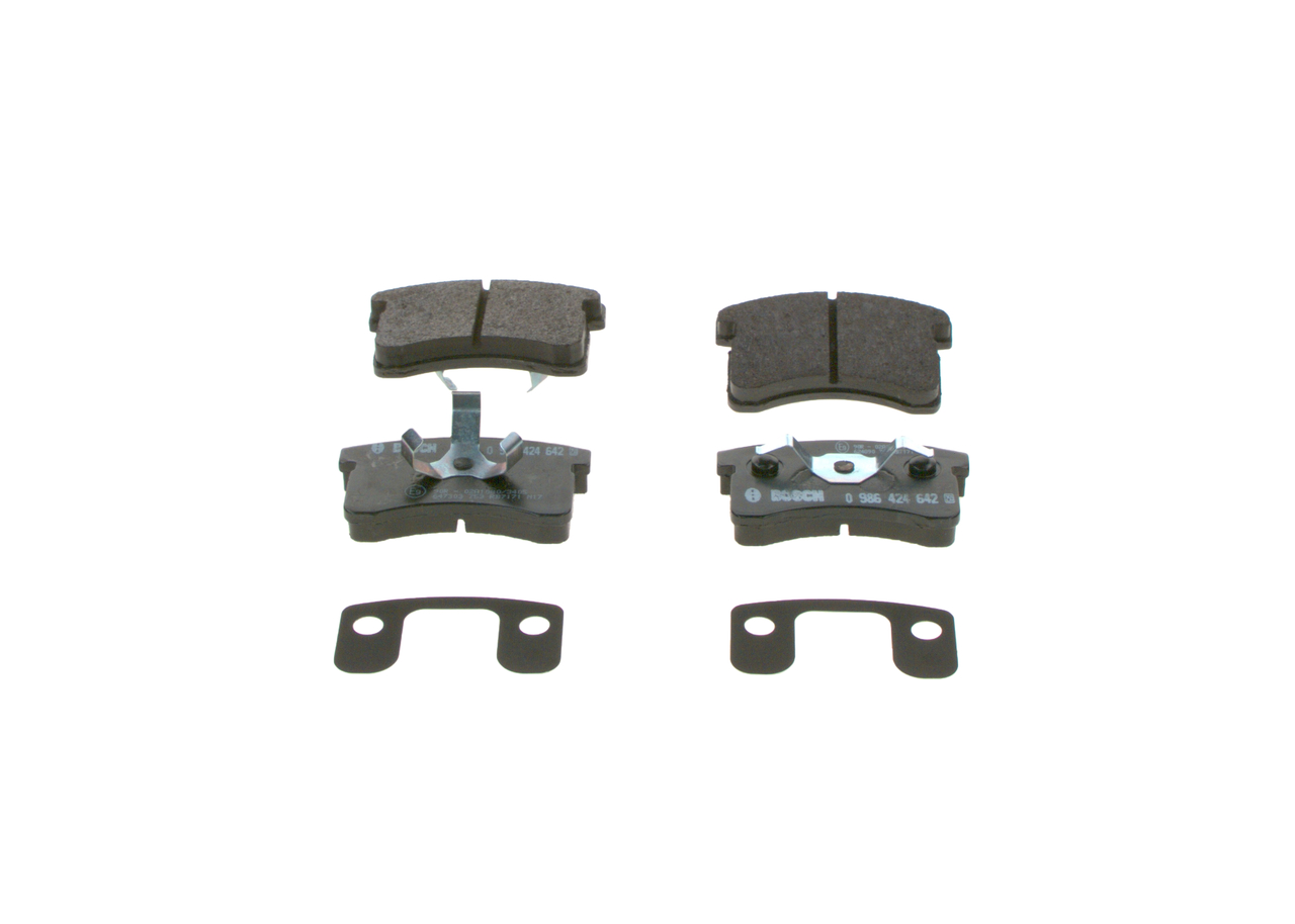 Bremsbeläge 0 986 424 642 BOSCH 0449187228 TOYOTA, ALFA ROMEO, DAIHATSU
