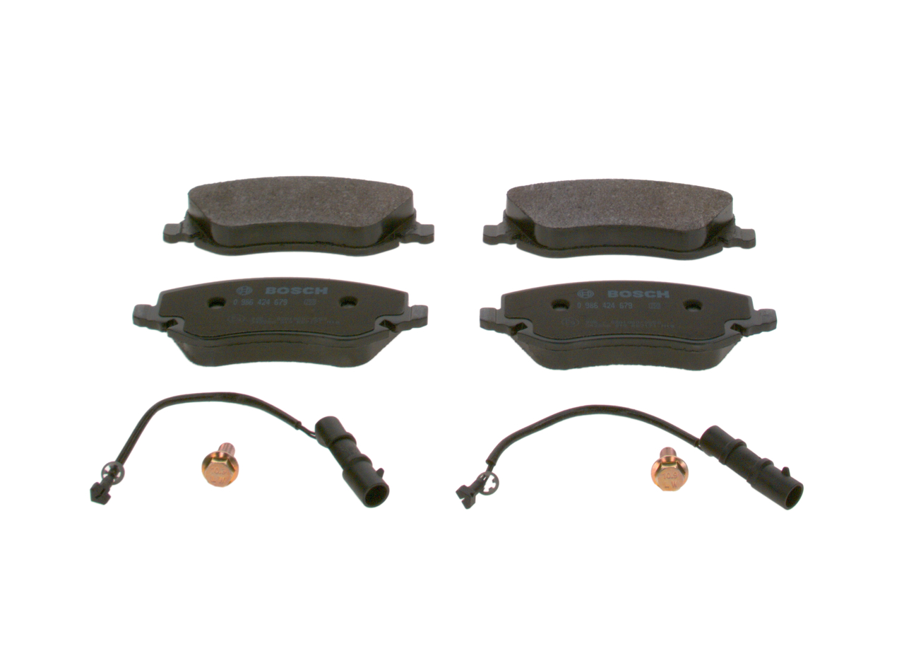 Bremsbeläge 0 986 424 679 BOSCH 9949293 FIAT, ALFA ROMEO, LANCIA