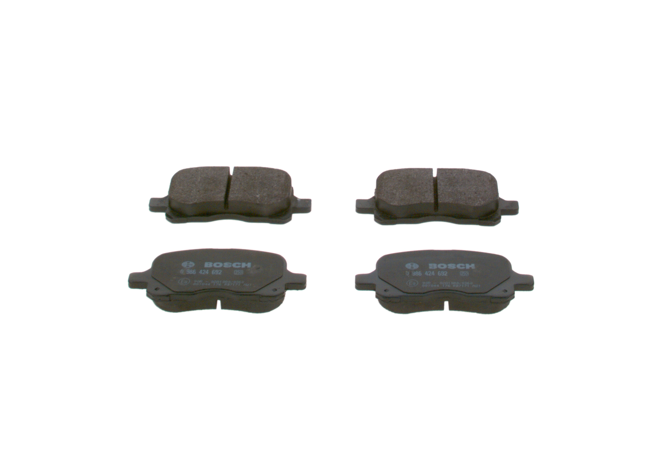 Bremsbeläge 0 986 424 692 BOSCH 0446502010 TOYOTA, LEXUS, SATURN