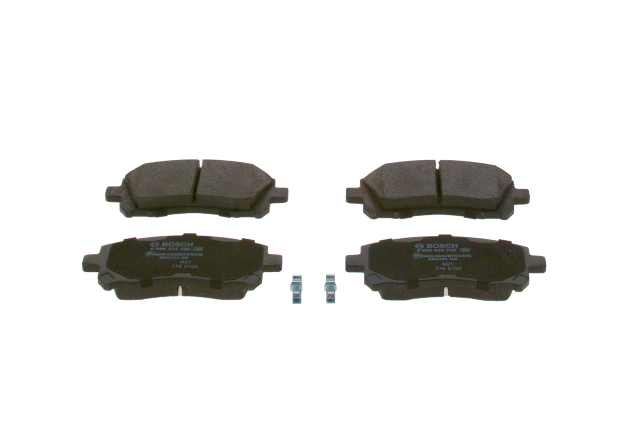 BP413 BOSCH 0986424700 Спирачни накладки Subaru Outback 2 задни и предни цена