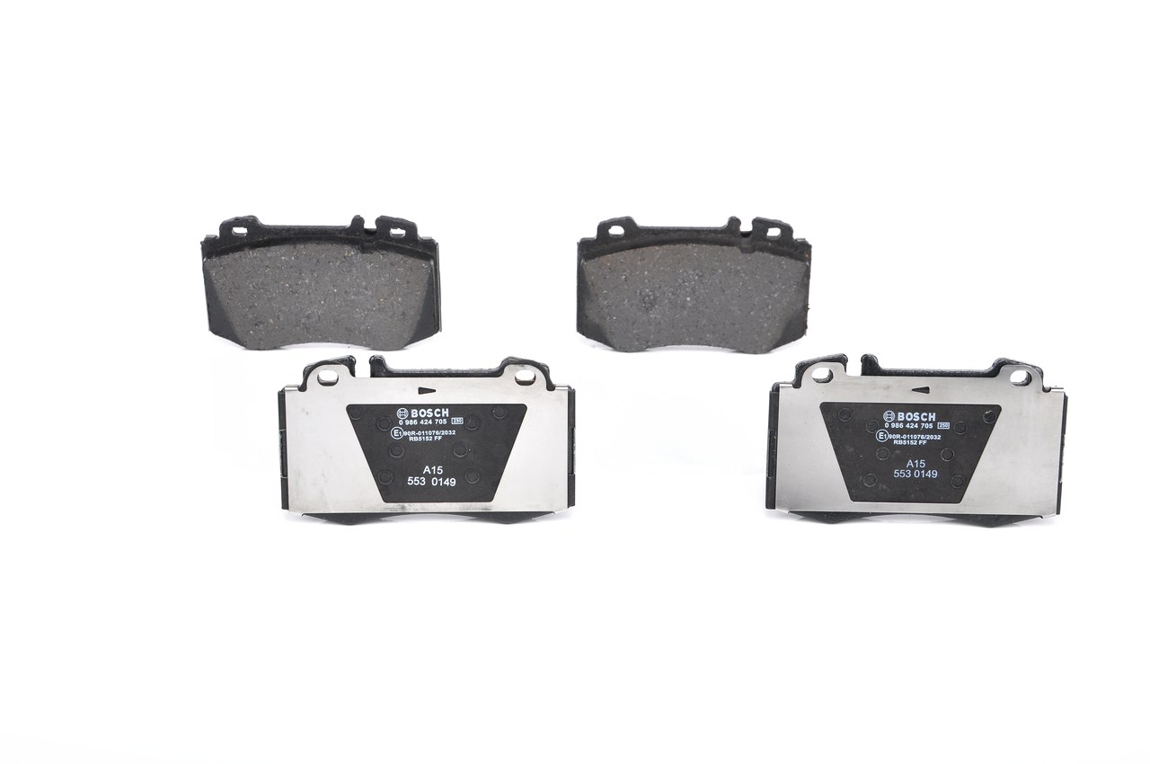 Plăcuțe de frână A0044200820 BOSCH 0986424705 MERCEDES-BENZ
