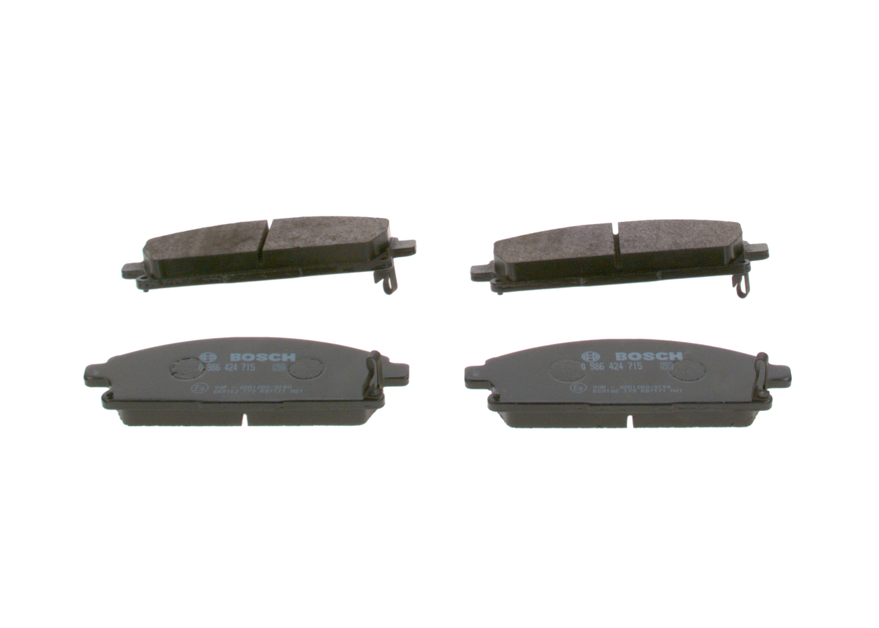 Bremsekloss BOSCH E9 90R - 02A1080/0190 rangering