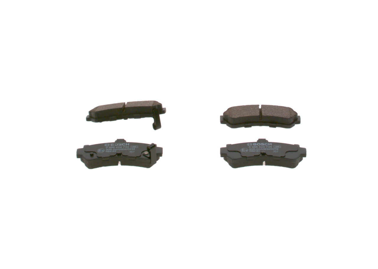 BP444 BOSCH 0 986 424 734 Bremseklosser