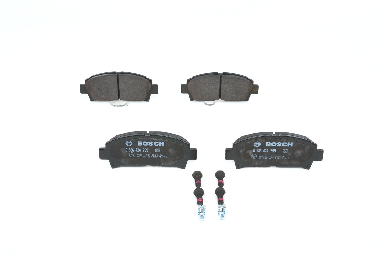 Bremsbeläge 0 986 424 799 BOSCH 044652B020 TOYOTA, NISSAN, LEXUS, SATURN, WIESMANN