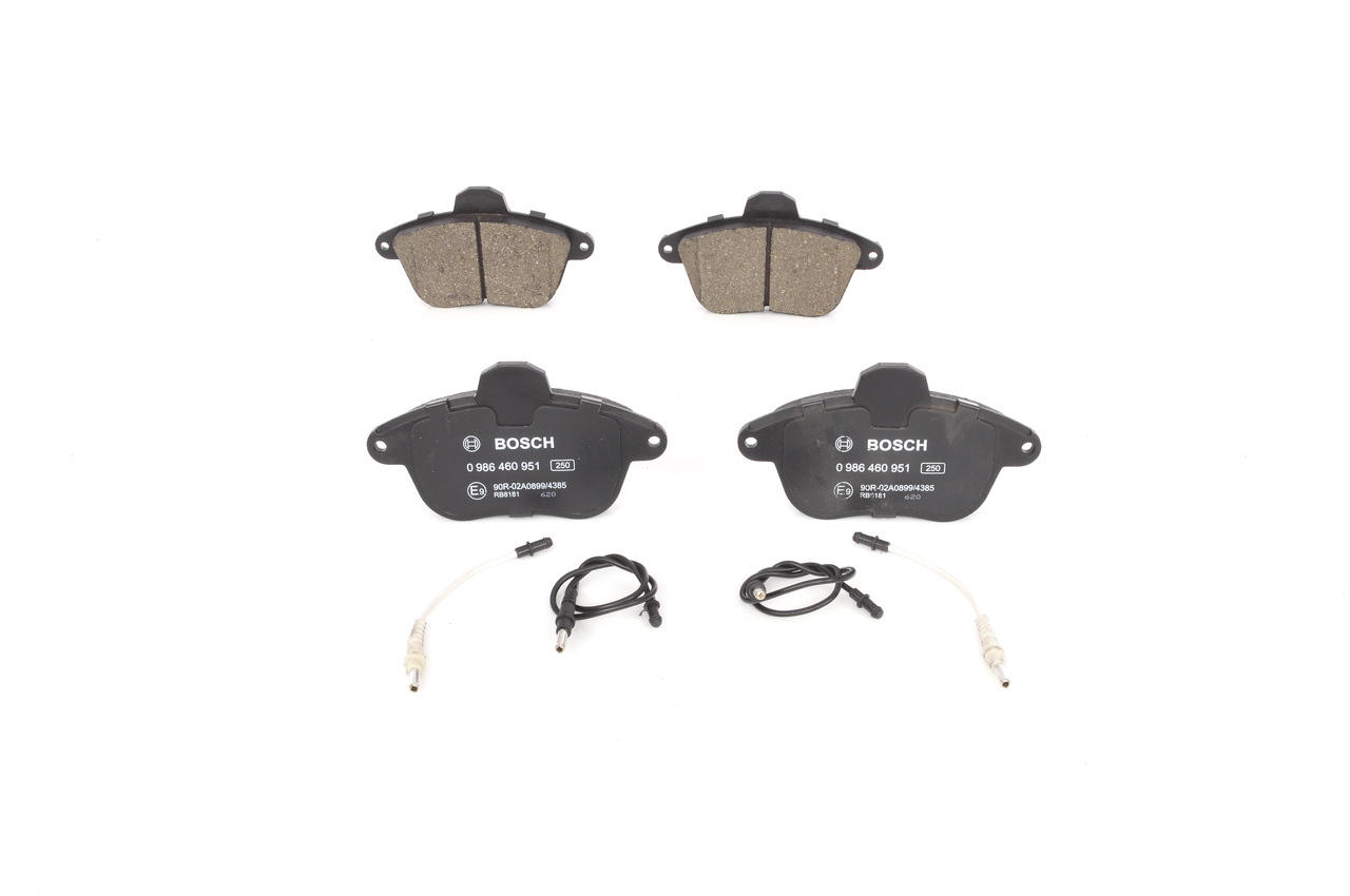 Bremsbeläge 0 986 460 951 BOSCH 425281 VW, PEUGEOT, CITROЁN, DS
