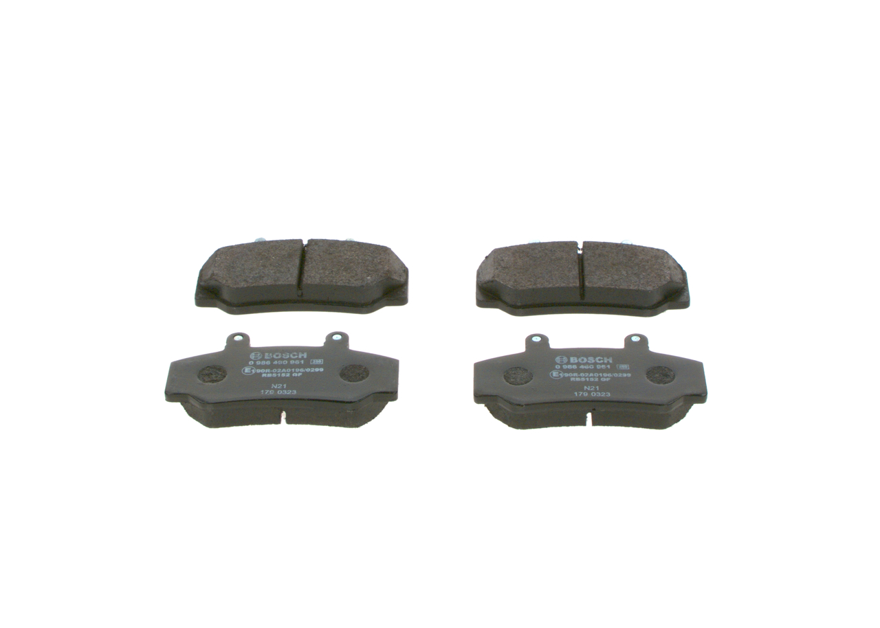 Bremsbeläge 0 986 460 961 BOSCH 21233