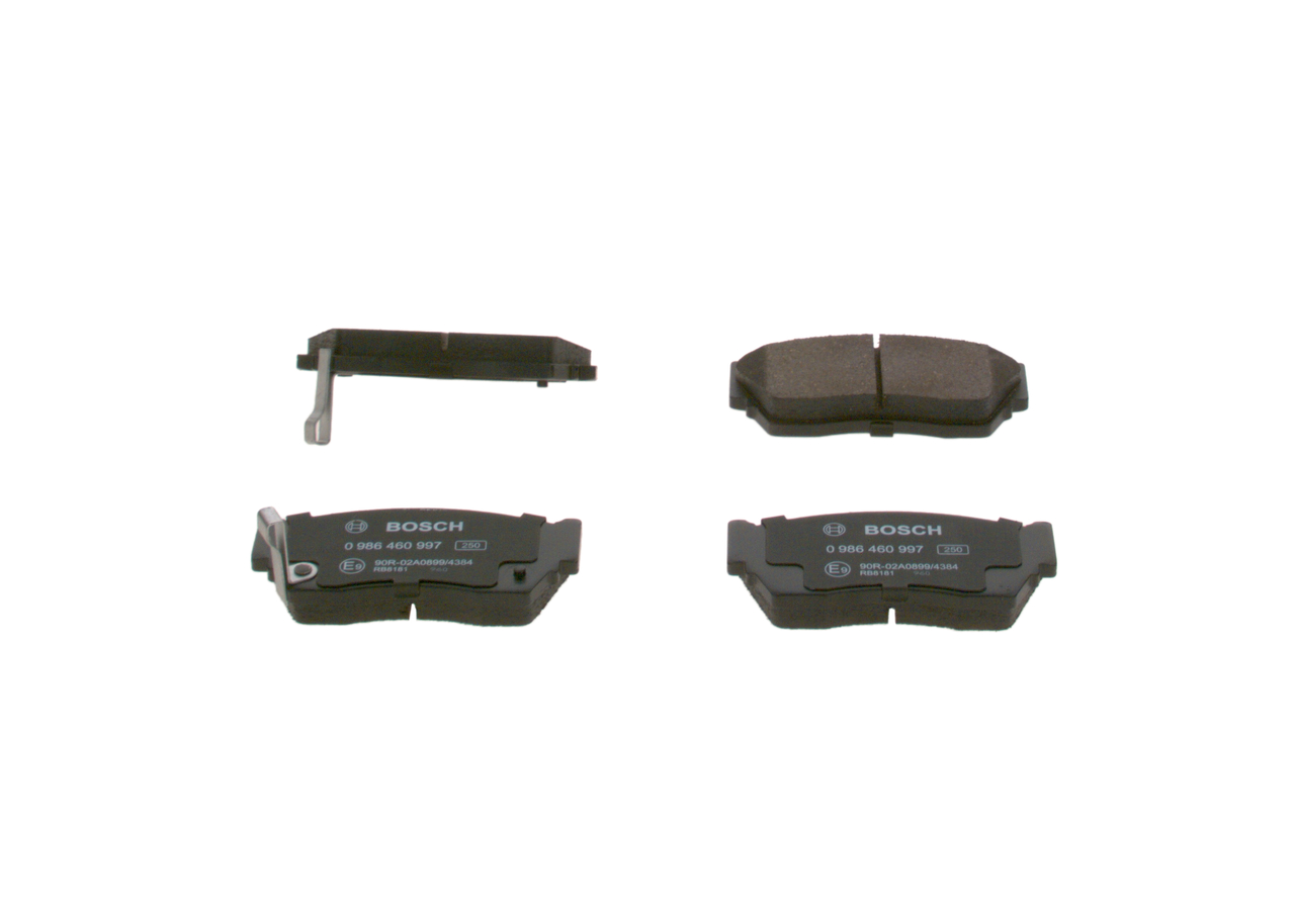 Bremsbeläge 0 986 460 997 BOSCH AY040NS064 NISSAN, INFINITI