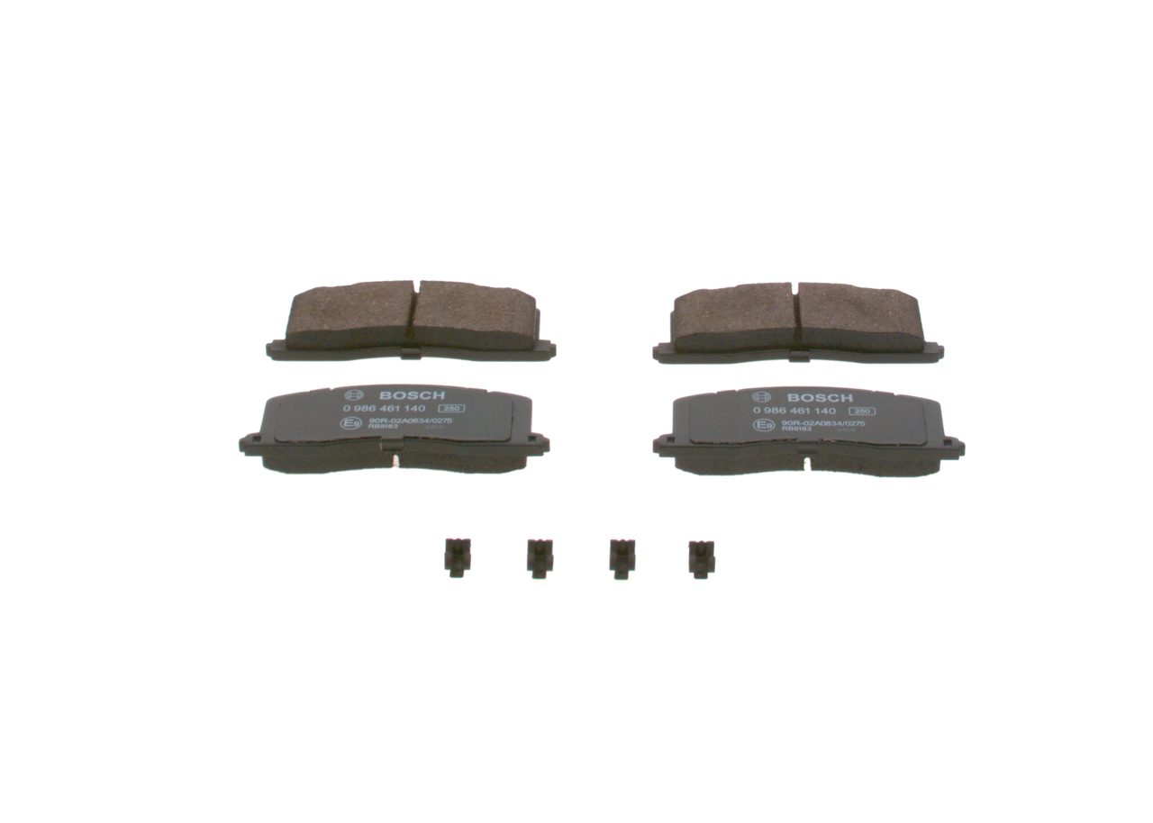 Bremsbeläge 0 986 461 140 BOSCH 0446628090 TOYOTA, LEXUS, SATURN, WIESMANN