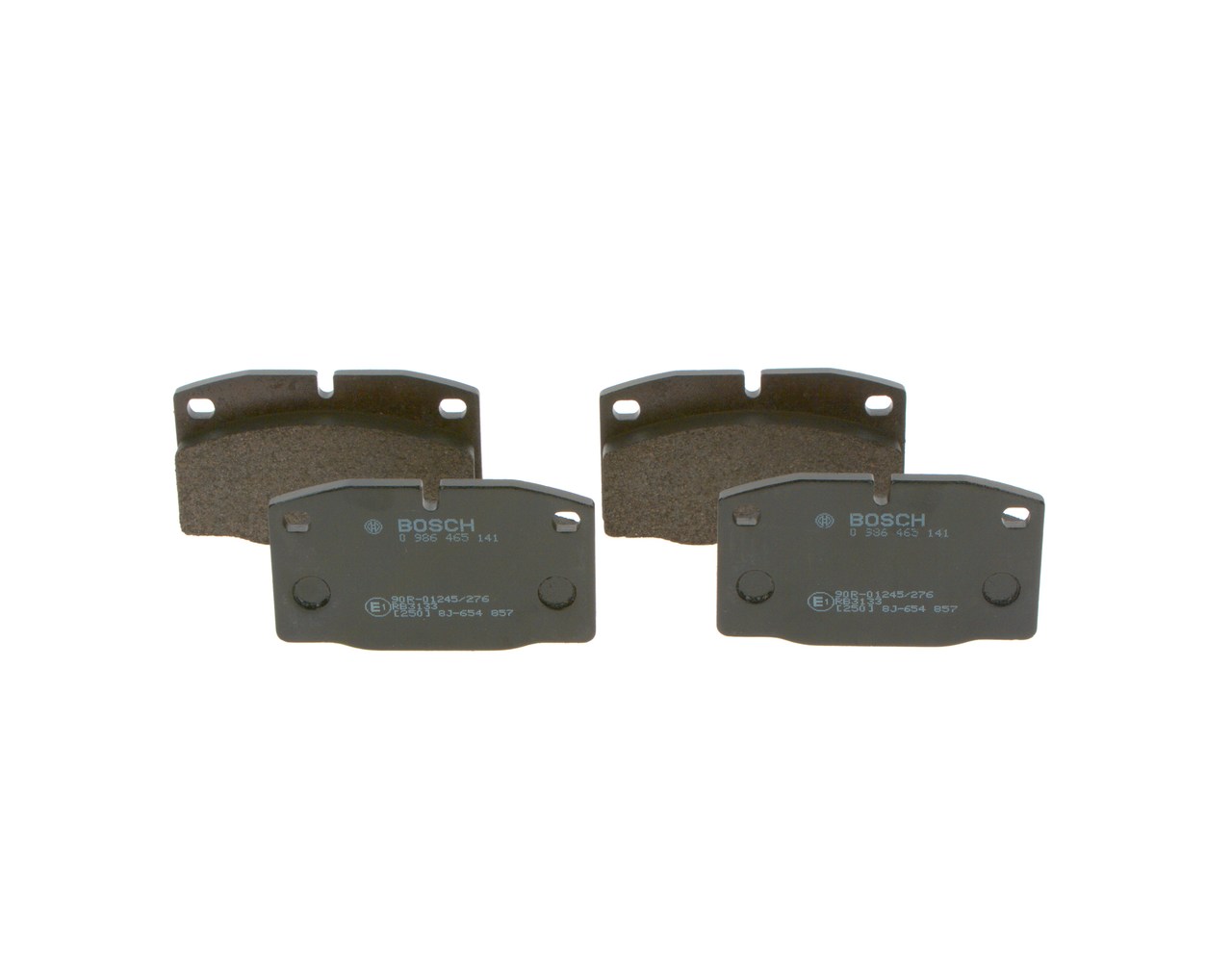 BOSCH 0 986 465 141 Remblokkenset voor schijfrem VAUXHALL Astra Mk2 CC (T85) 2.0 GTE 129 Pk Benzine 20 SEH