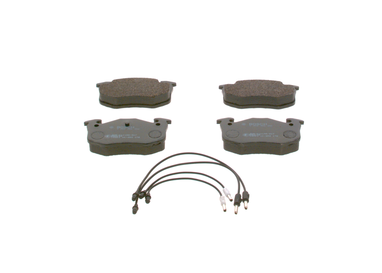 Bremsbeläge 0 986 466 350 BOSCH 1617247480 OPEL, PEUGEOT, CITROЁN