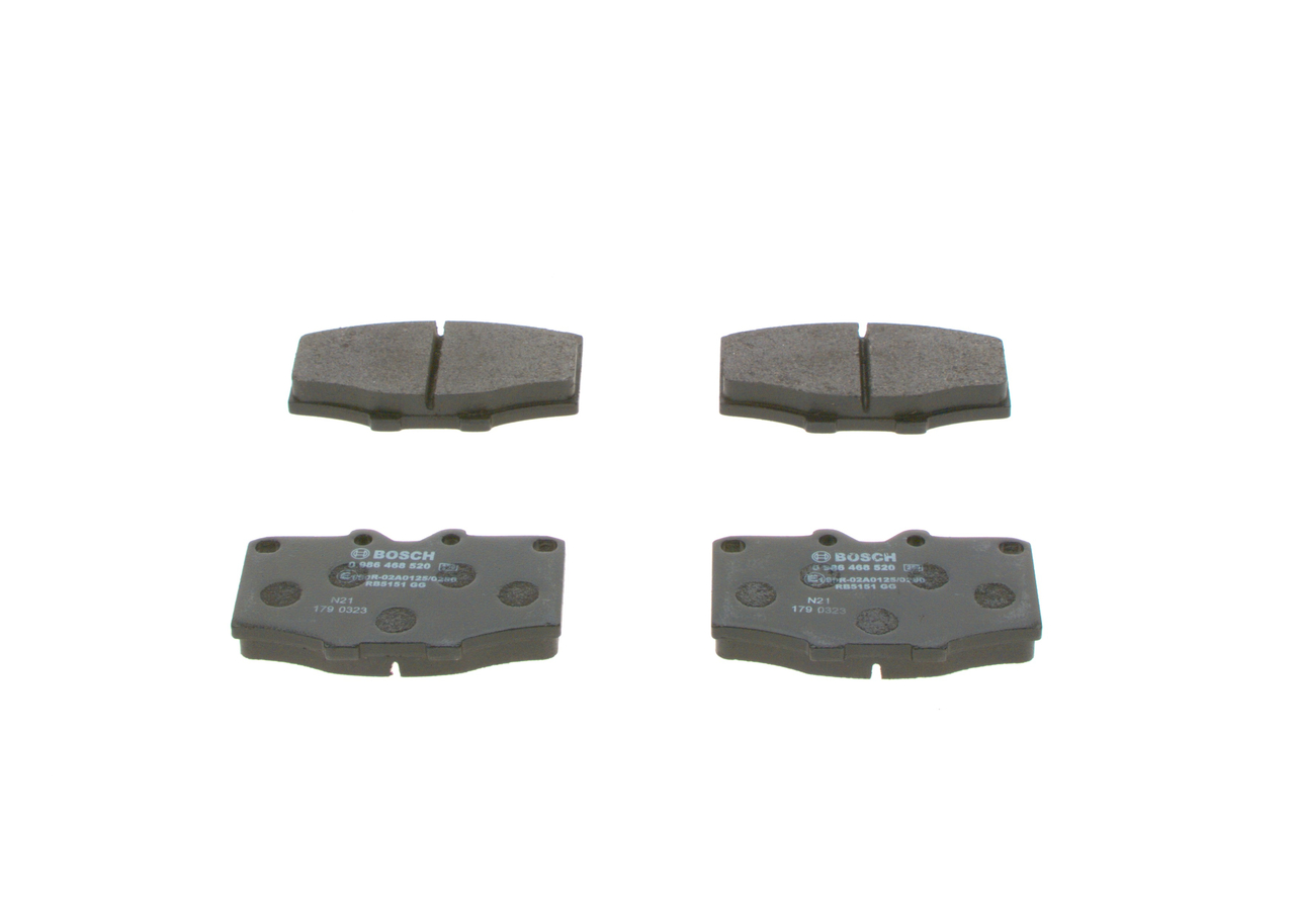 Plăcuțe BOSCH E11 90R-01384/7584 nota