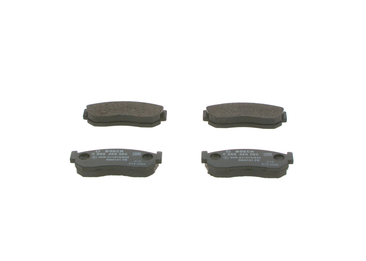 BP753 BOSCH 0986469580 Спирачни накладки SUBARU Libero Ван задни и предни цена