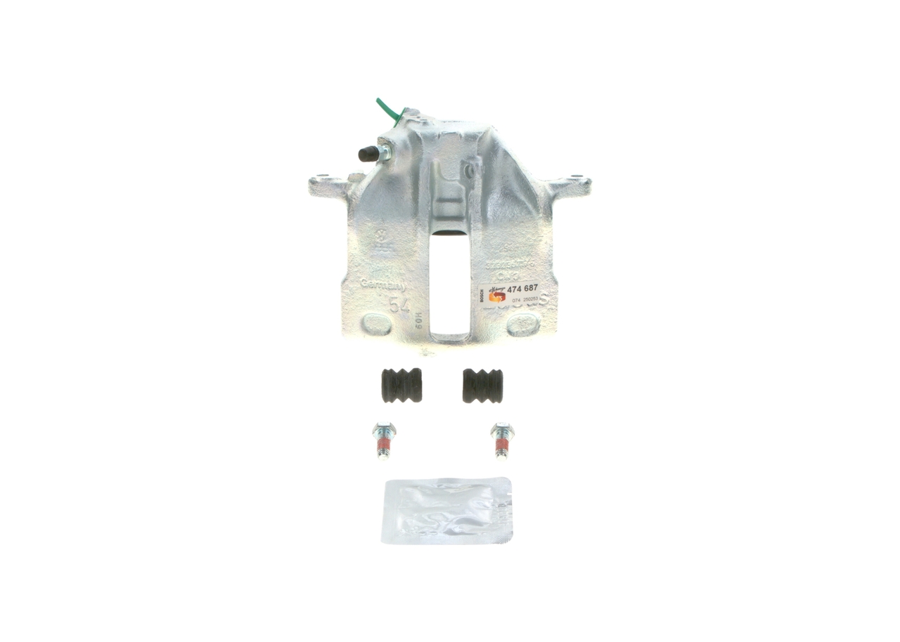 Bremssattel 0 986 474 687 BOSCH 357615124C VW, AUDI, SKODA, SEAT, GMC