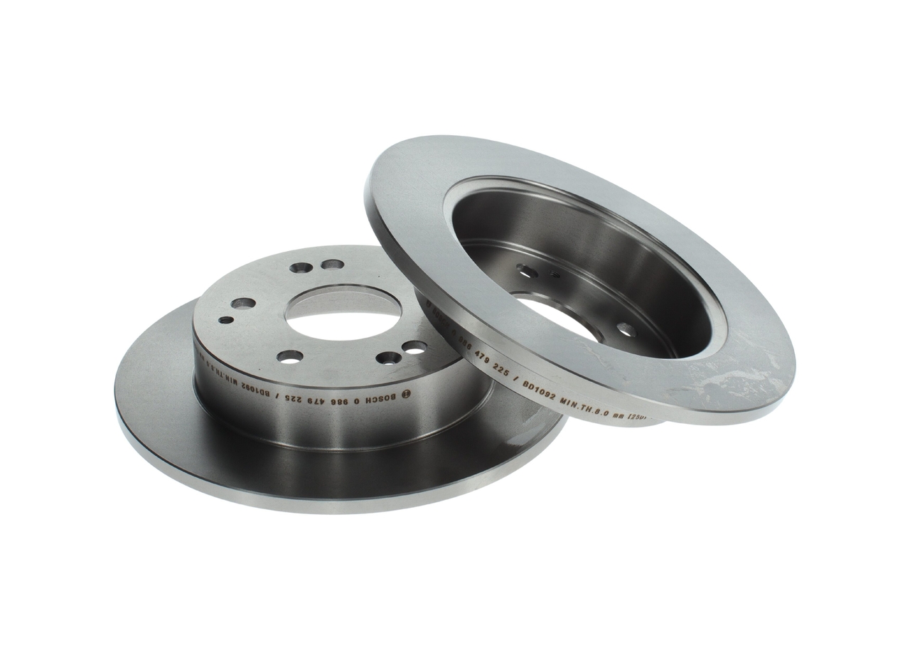 BOSCH 0 986 479 225 Спирачен диск дебелина на спирачния диск: 10mm, брой на дупките: 5, Ø: 259,6mm