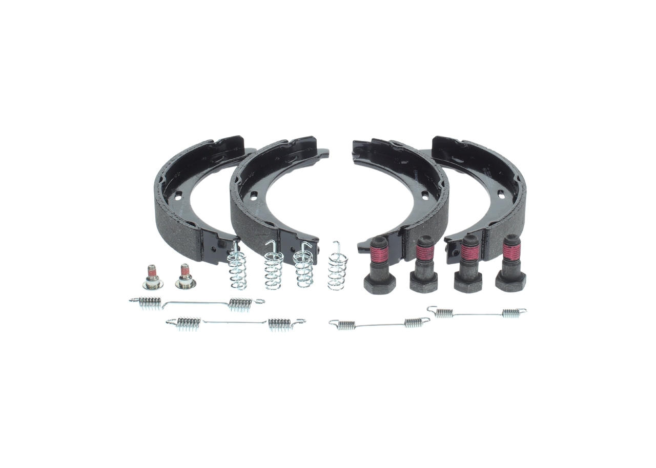 Handbremsbeläge 0 986 487 344 BOSCH 1404200820 MERCEDES-BENZ, KIA