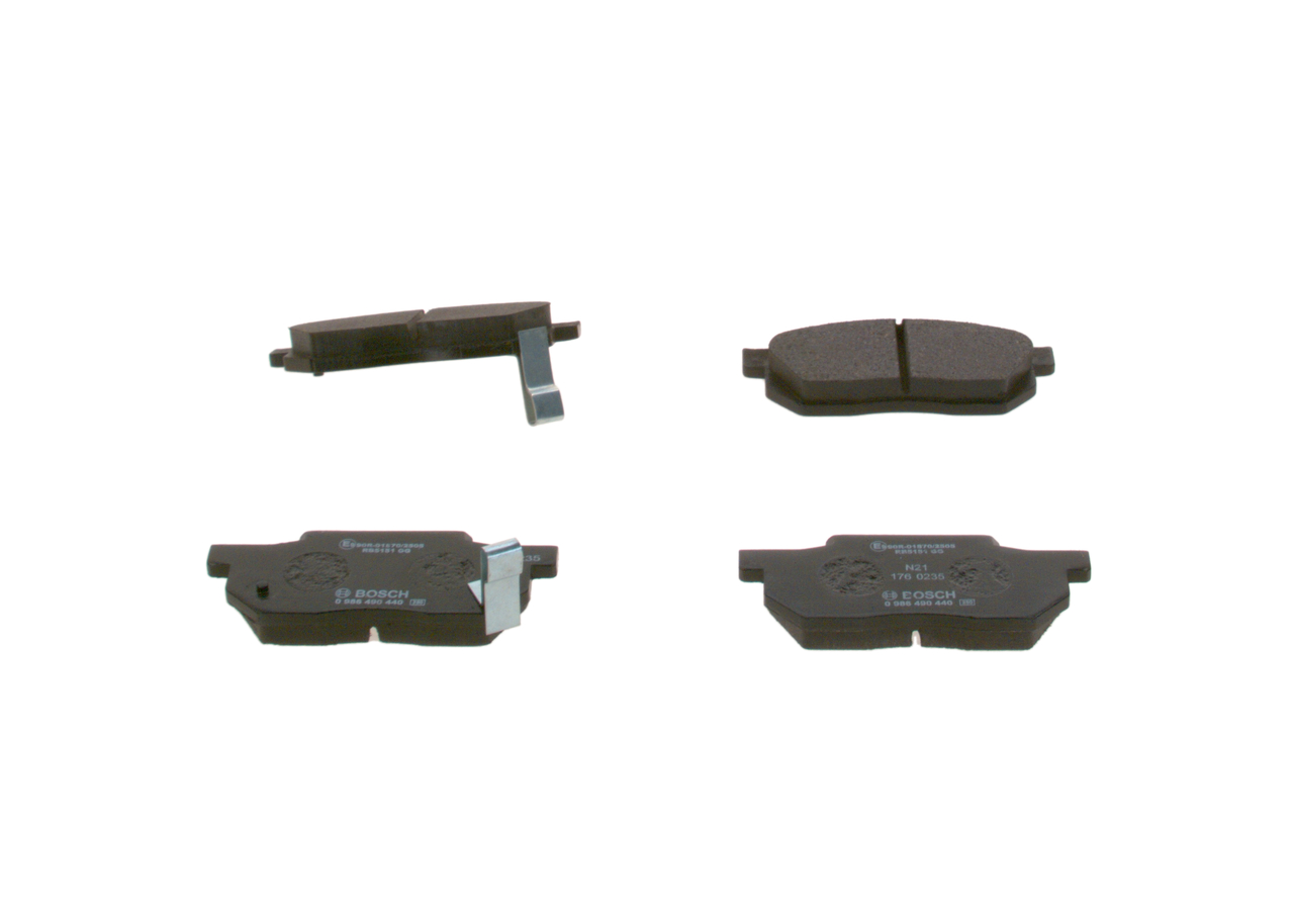 BP767 BOSCH 0986490440 Спирачни накладки Honda Prelude 2 цена задни и предни